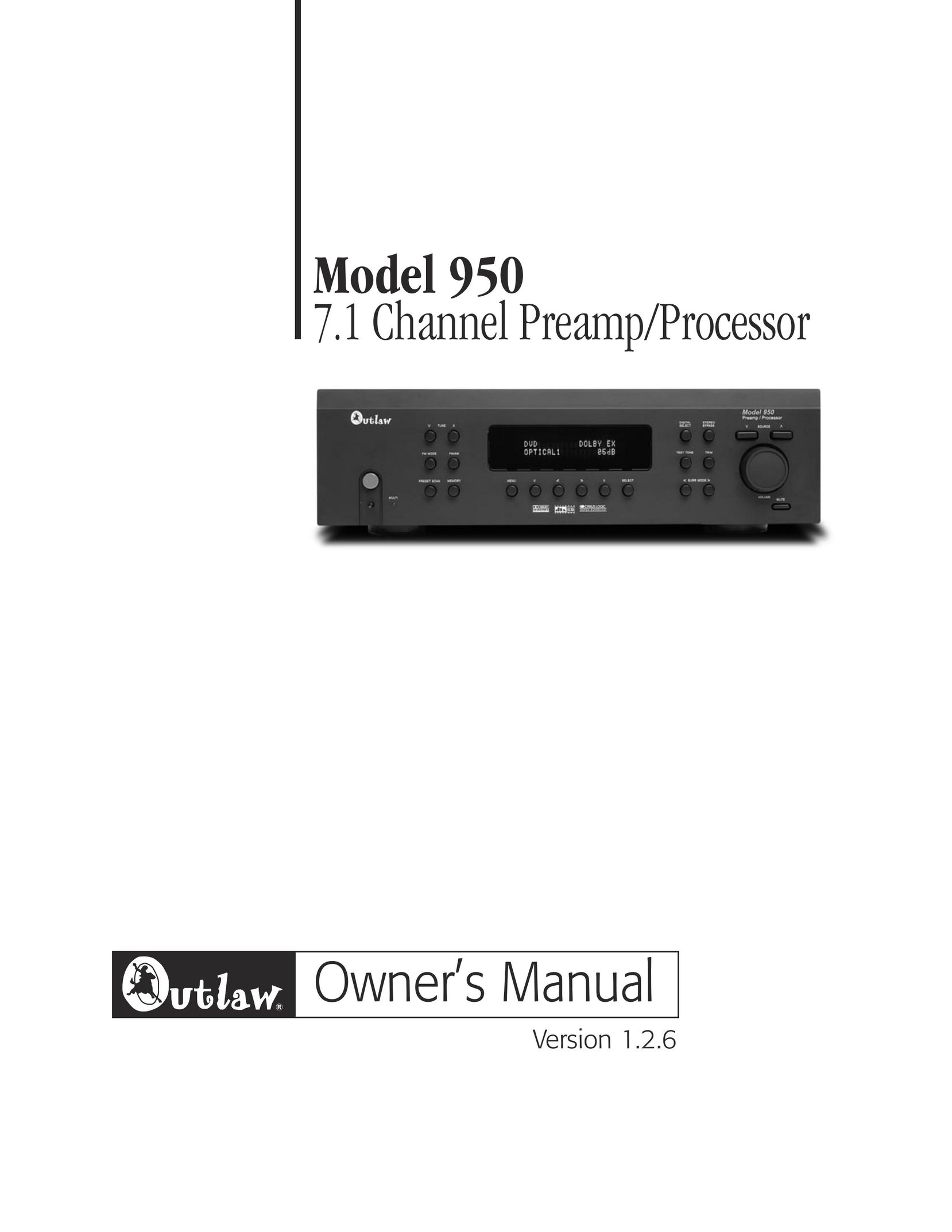 Dolby Laboratories 950 7.1 Stereo Amplifier User Manual