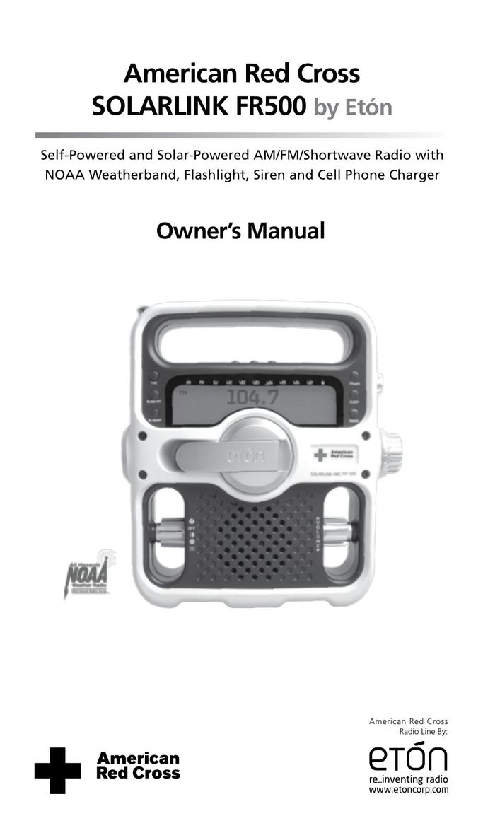 Eton FR500 Stereo Amplifier User Manual
