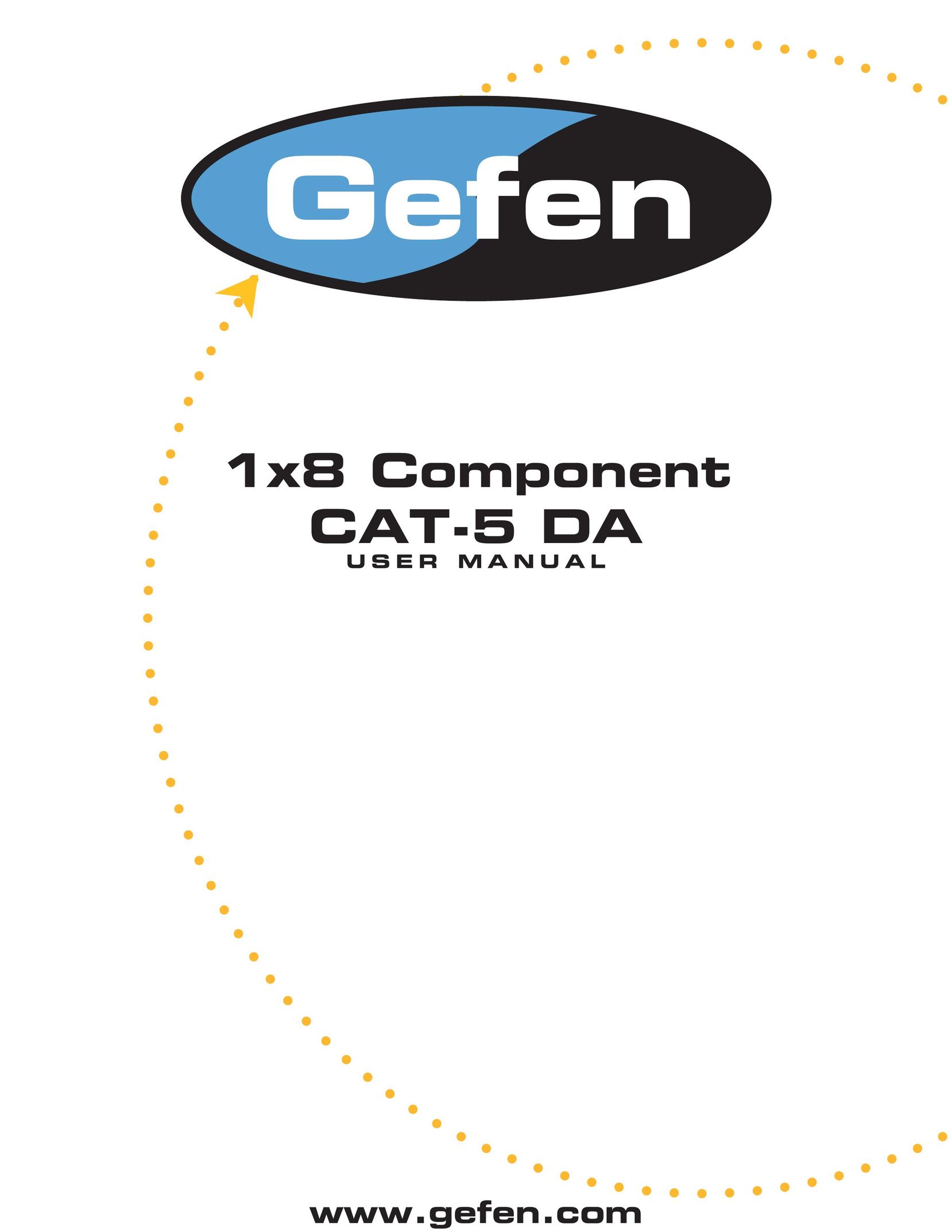 Gefen CAT-5 DA Stereo Amplifier User Manual