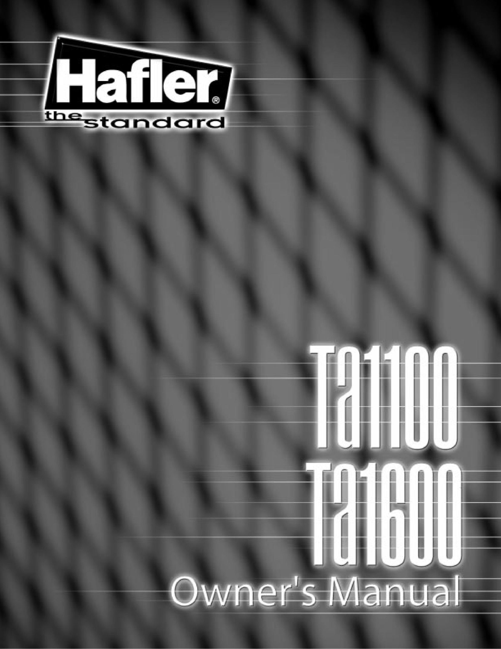 Hafler TA1100 Stereo Amplifier User Manual