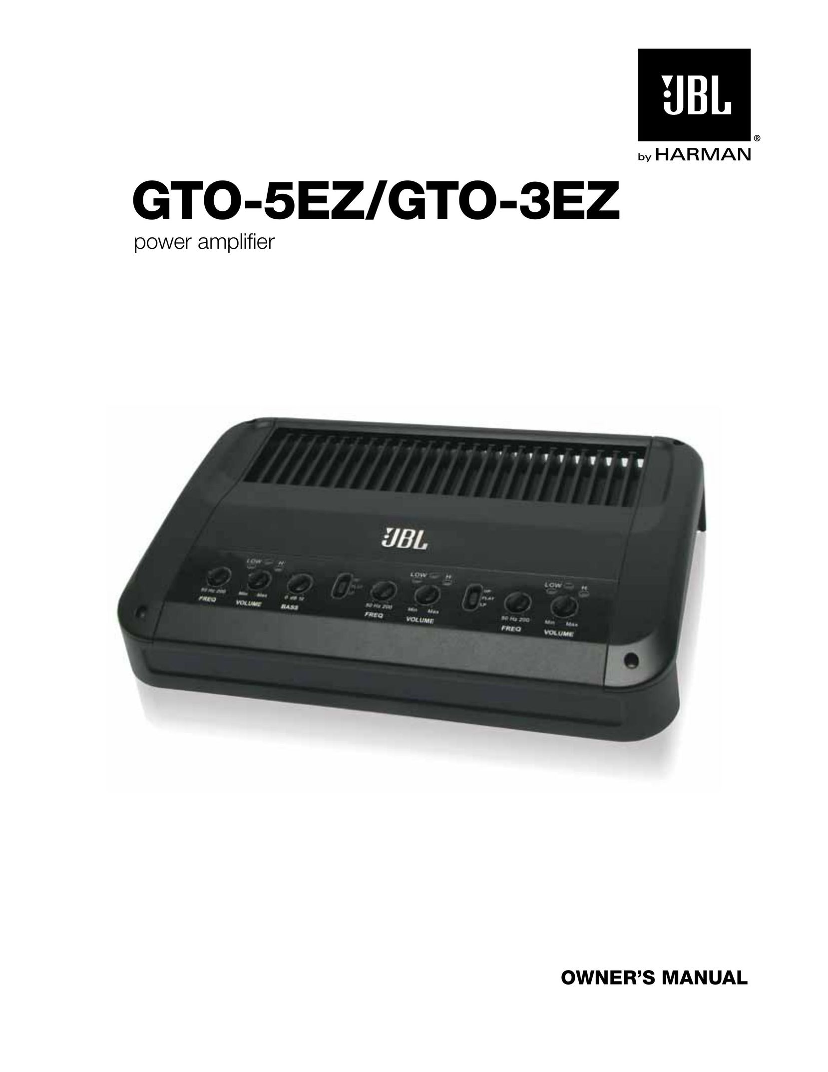 Harman GTO-5EZ Stereo Amplifier User Manual