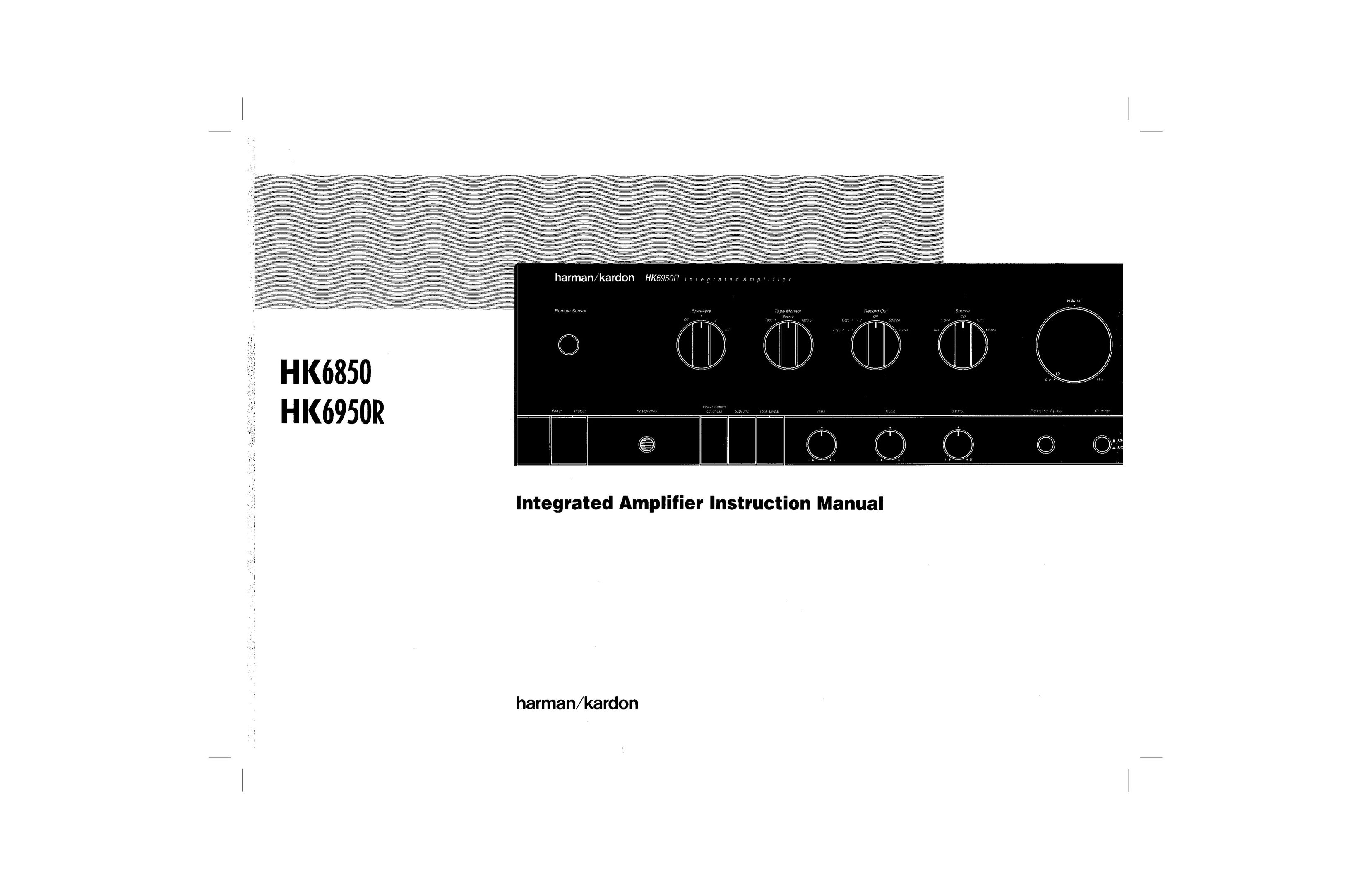 Harman-Kardon HK6850 Stereo Amplifier User Manual