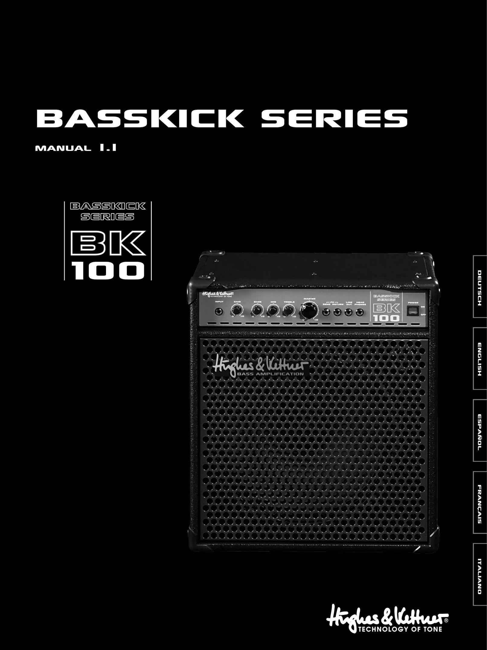 Hughes & Kettner Bass Kick 100 Stereo Amplifier User Manual
