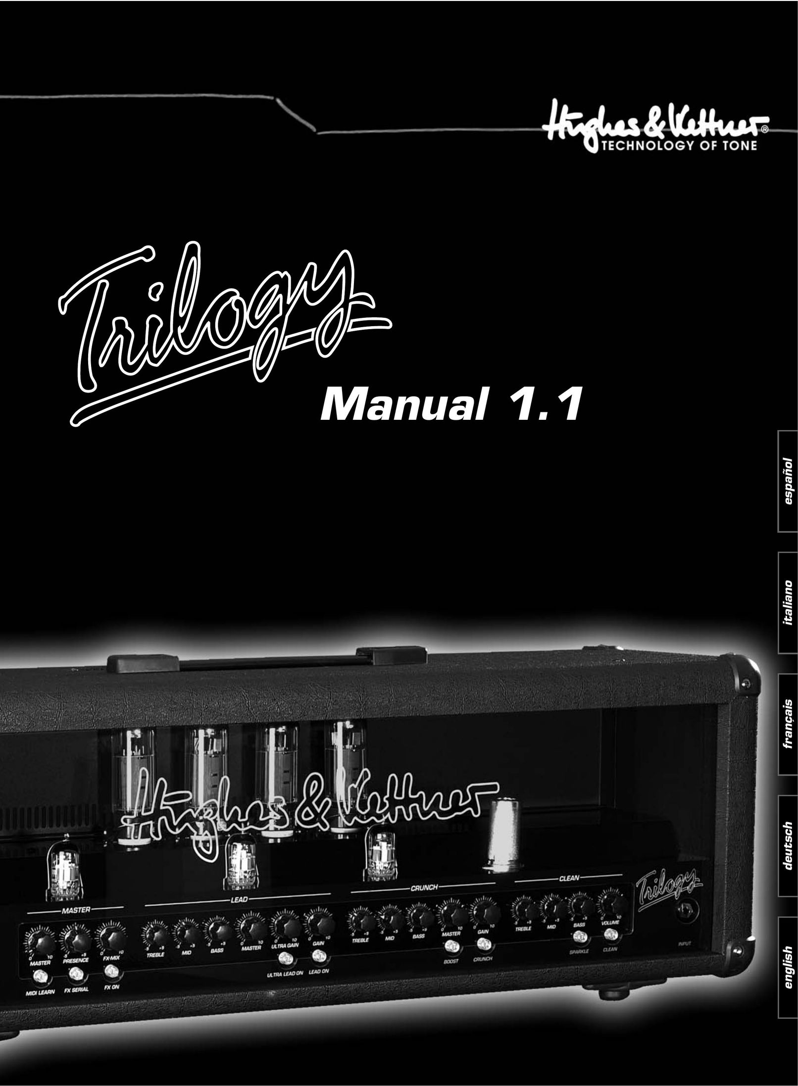 Hughes & Kettner TrilogyTM Stereo Amplifier User Manual