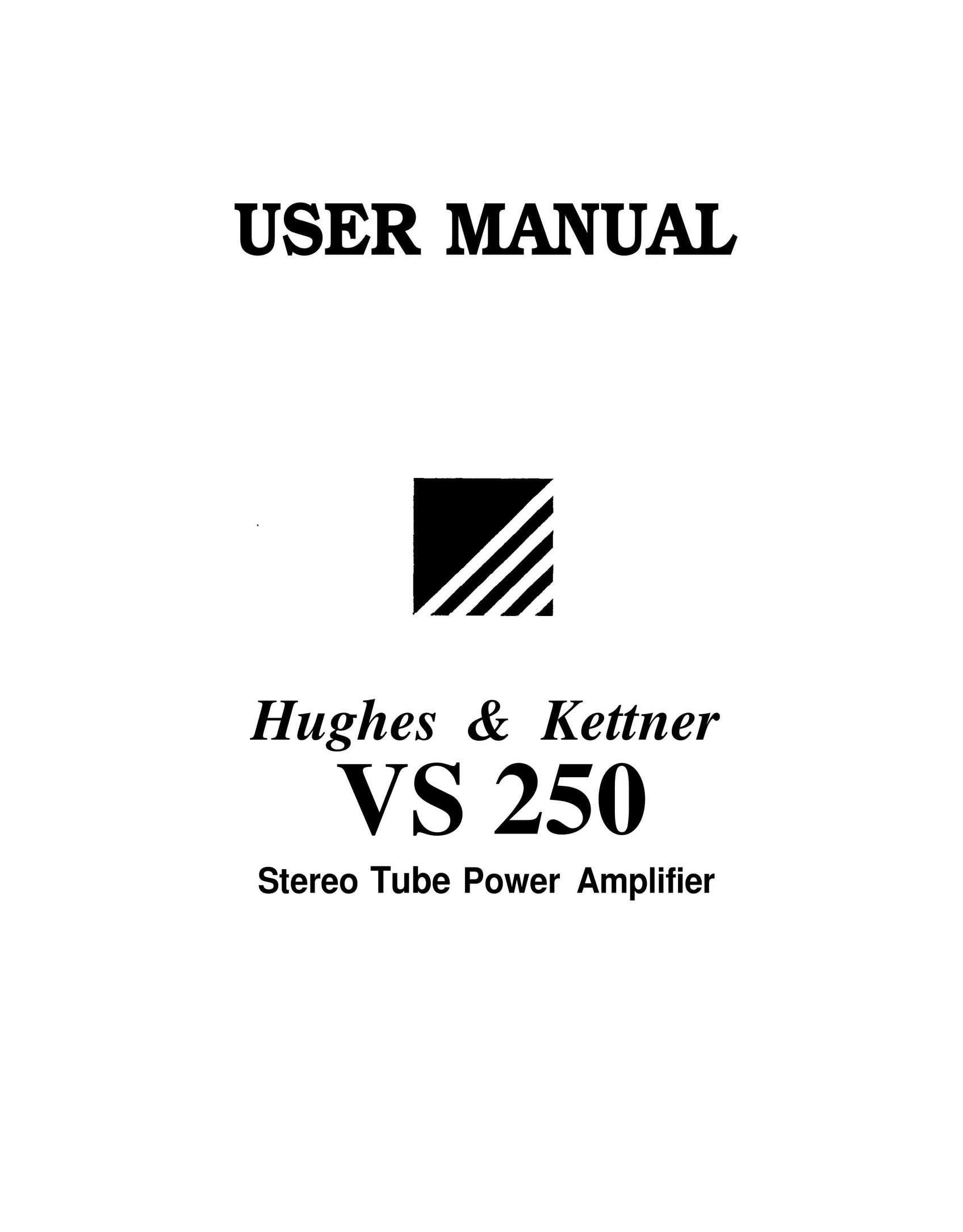 Hughes & Kettner VS 250 Stereo Amplifier User Manual