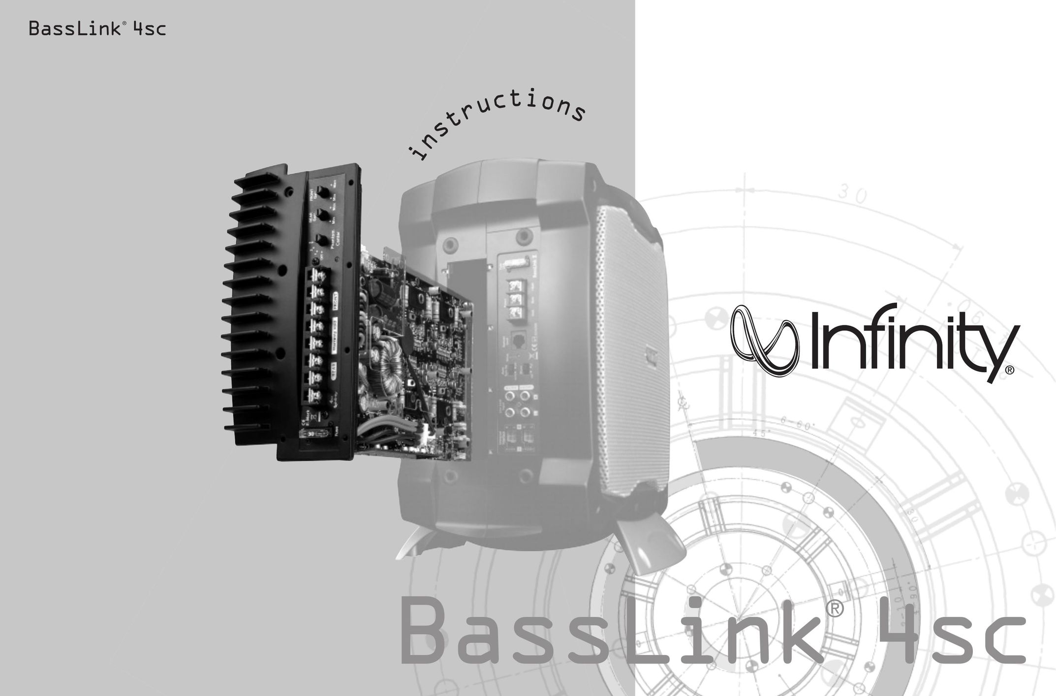 Infinity 4SC Stereo Amplifier User Manual
