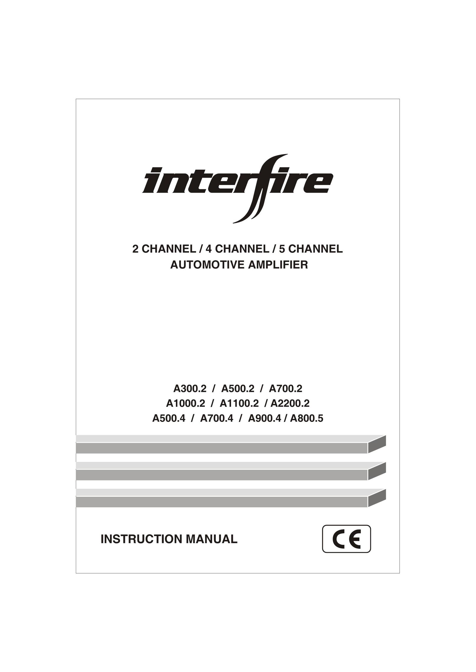Interfire Audio A1000.2 Stereo Amplifier User Manual