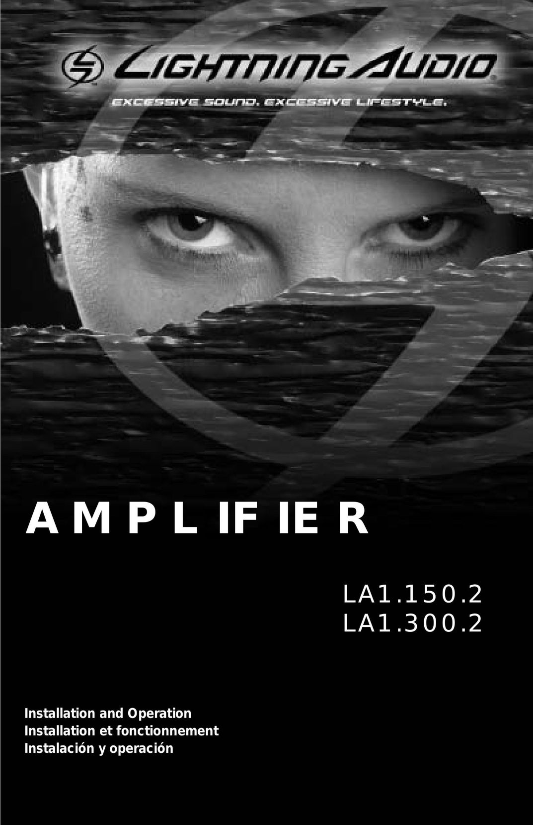 Lightning Audio LA1.150.2 Stereo Amplifier User Manual