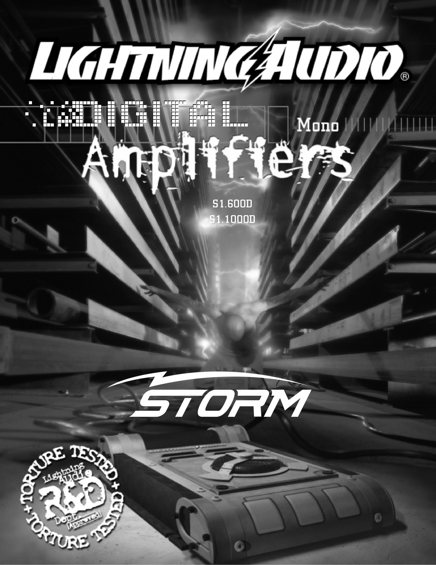 Lightning Audio S1.1000D Stereo Amplifier User Manual