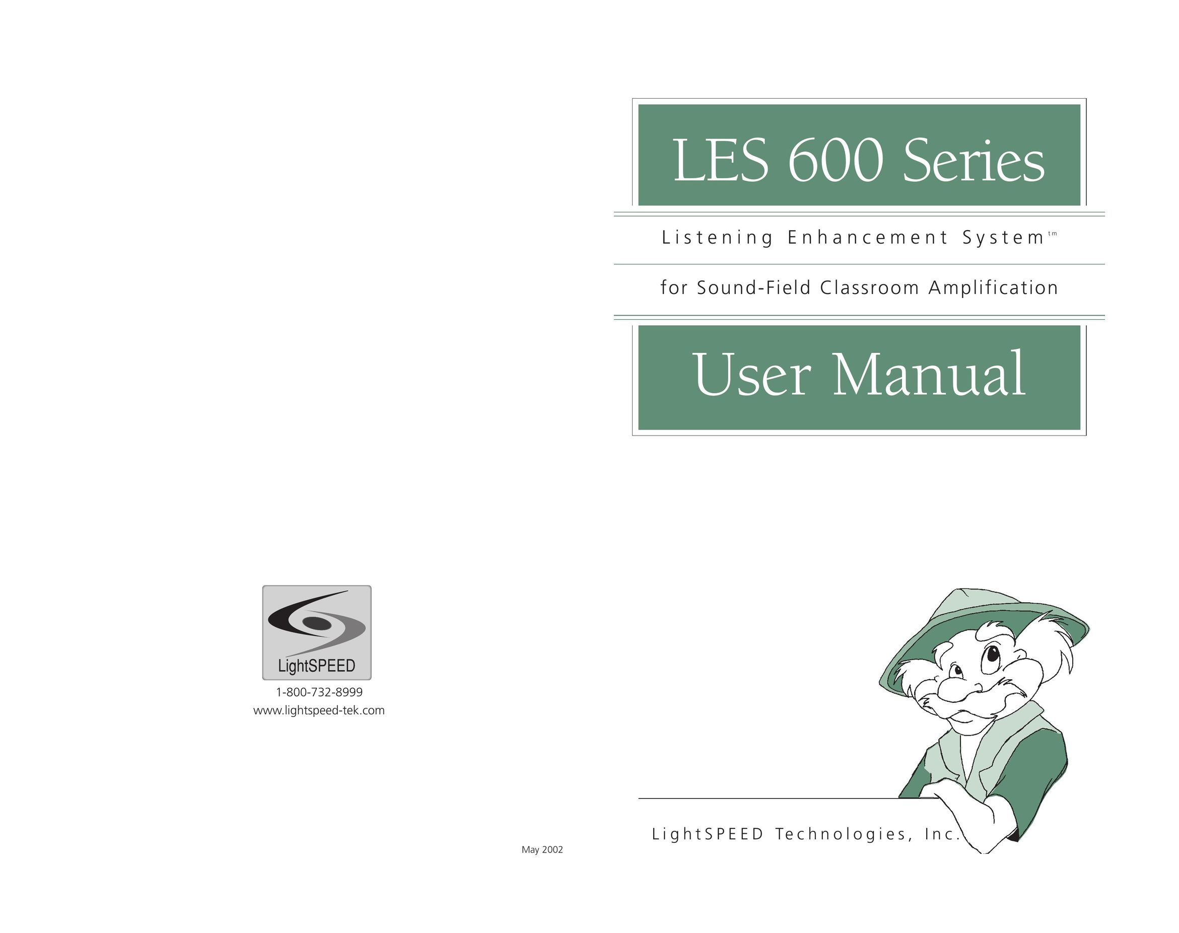 LightSpeed Technologies LES 600 Series Stereo Amplifier User Manual
