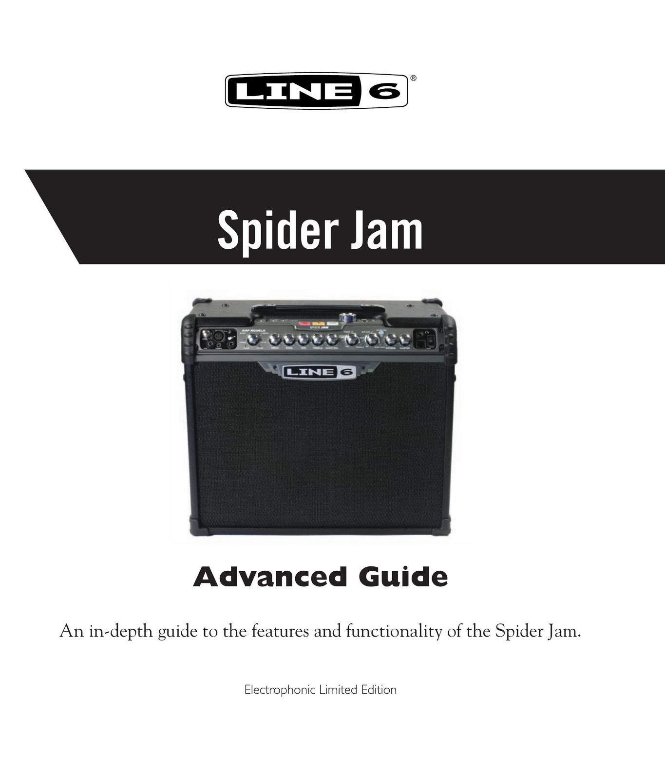 Line 6 Amp Stereo Amplifier User Manual
