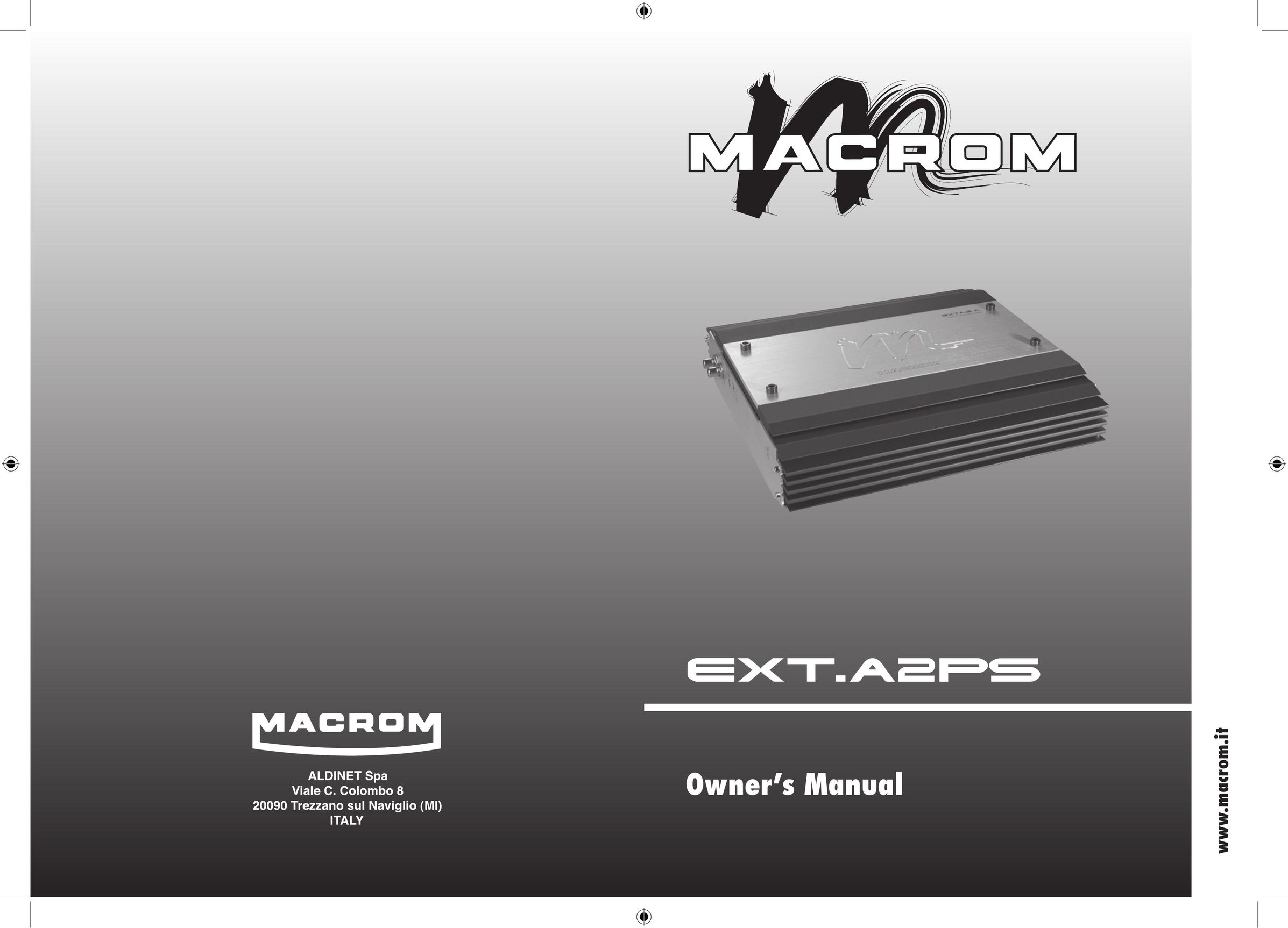 Macrom EXT.A2PS Stereo Amplifier User Manual