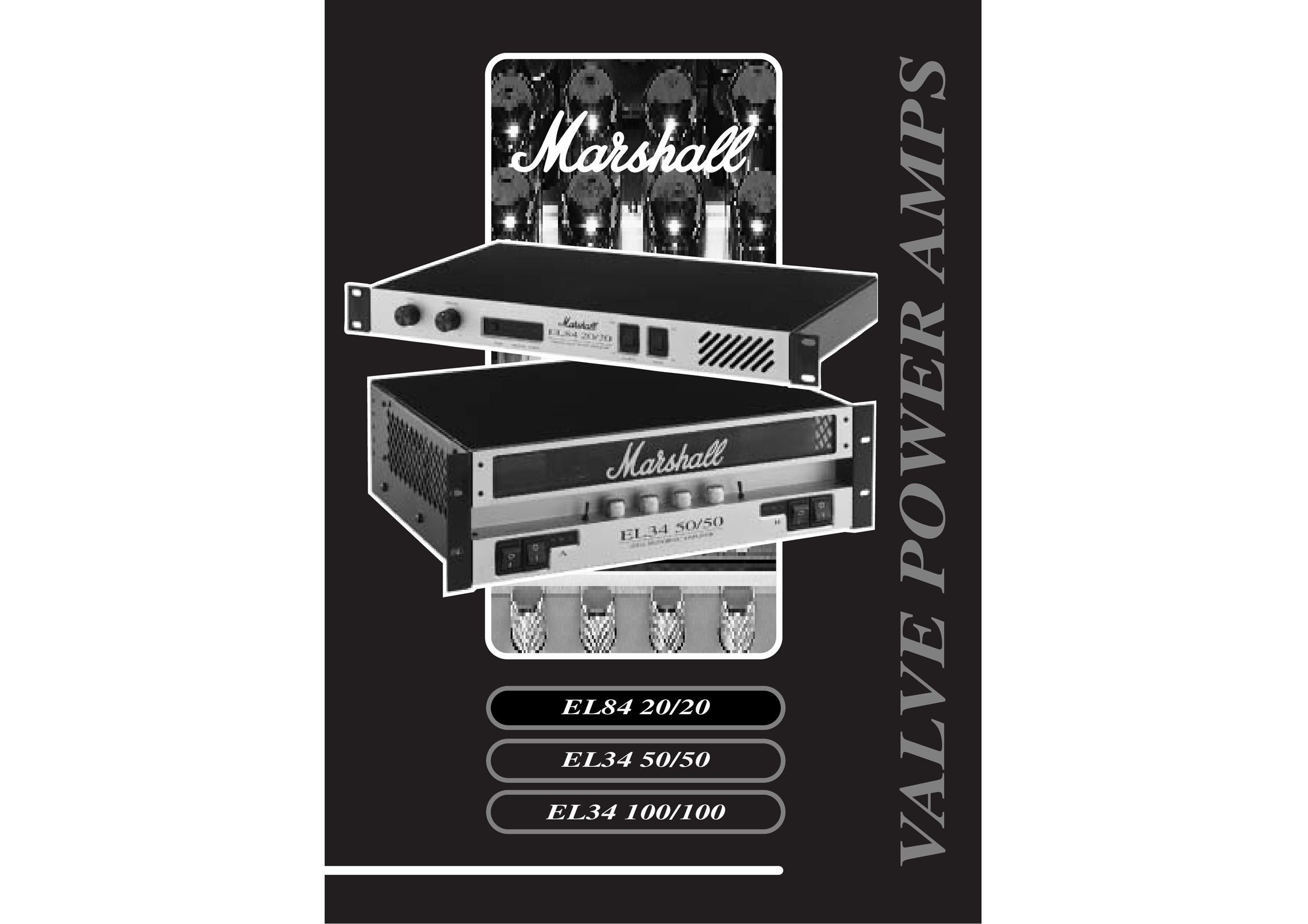 Marshall Amplification EL84 20/20 Stereo Amplifier User Manual