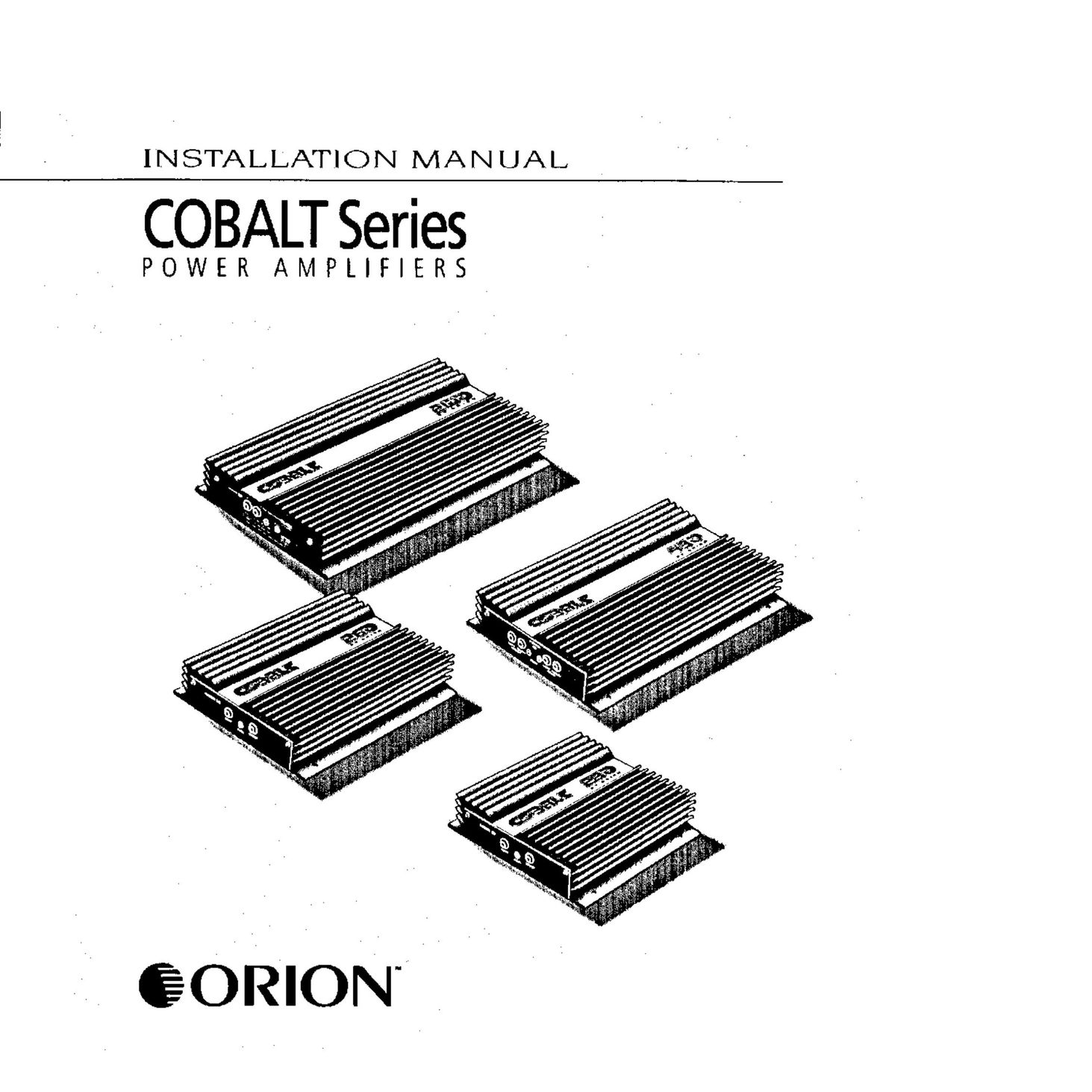Orion Car Audio CO2100 Stereo Amplifier User Manual