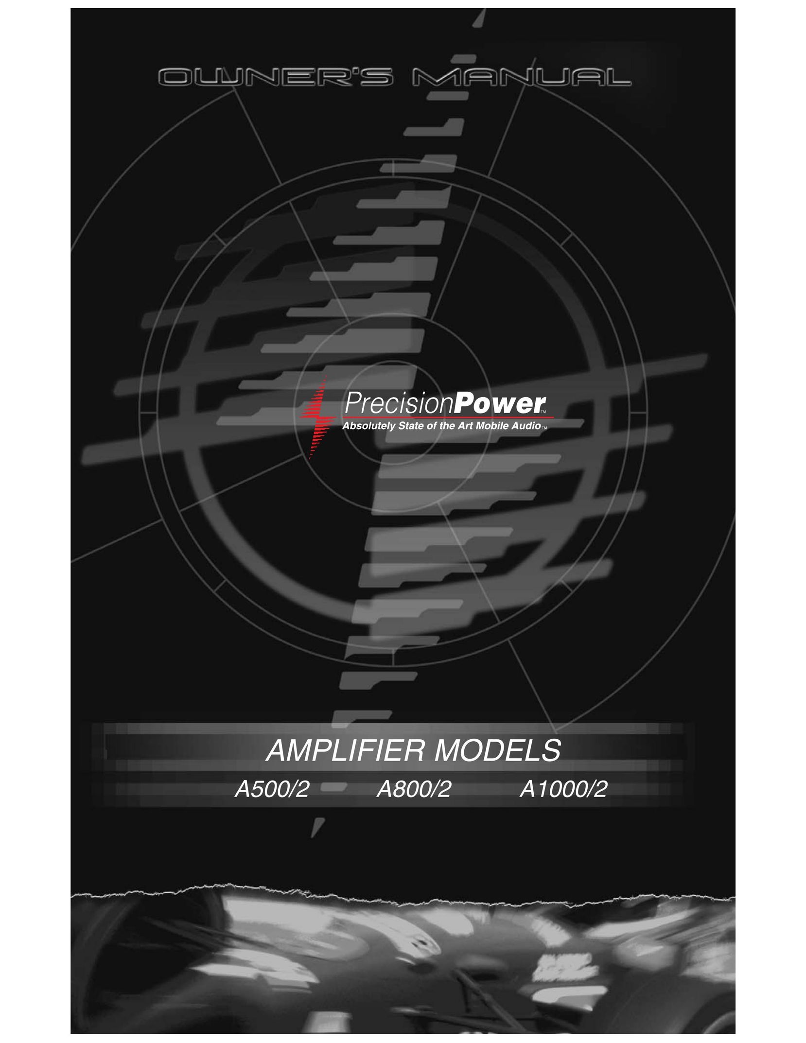 Precision Power A800/2 Stereo Amplifier User Manual