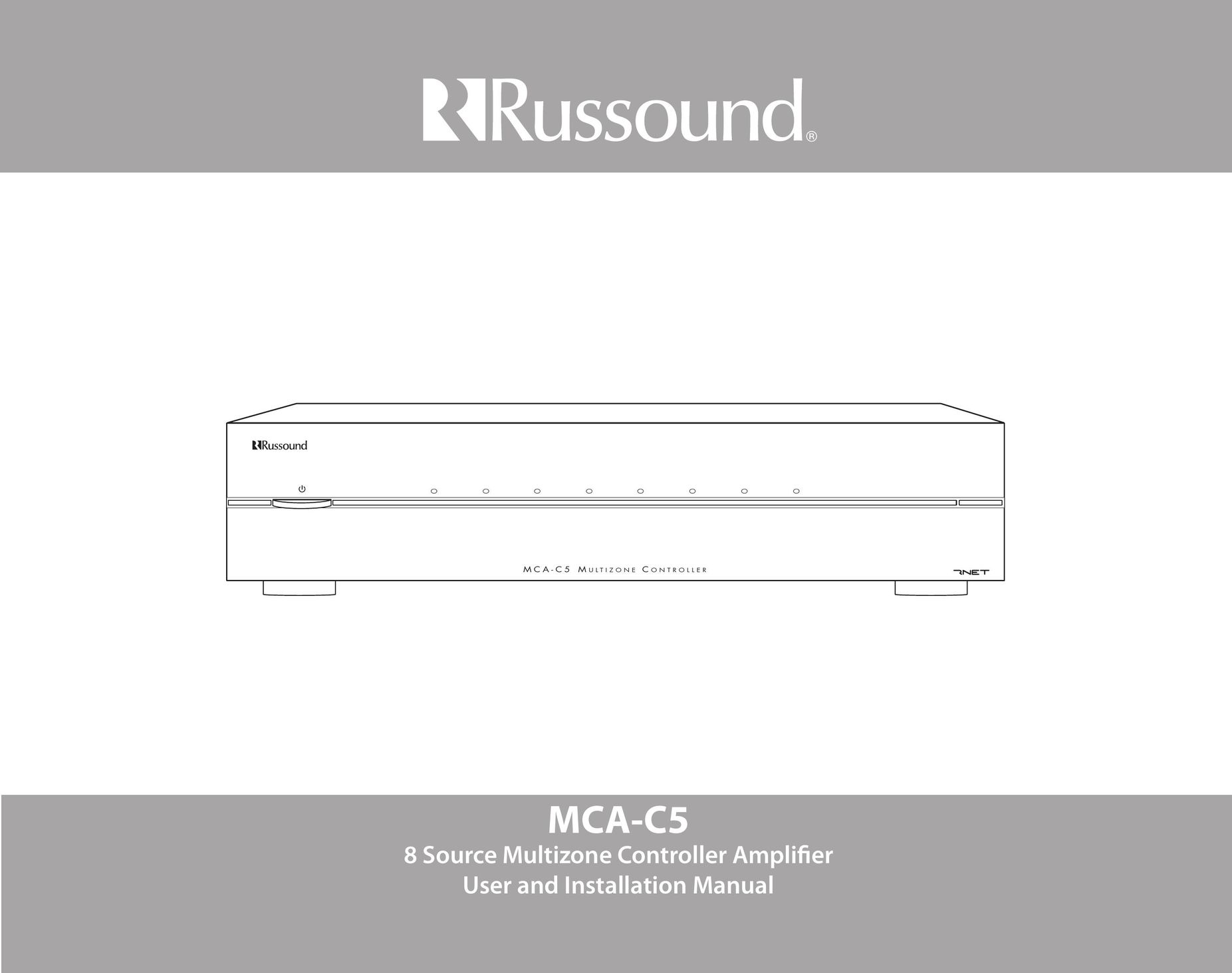 Russound MCA-C5 Stereo Amplifier User Manual