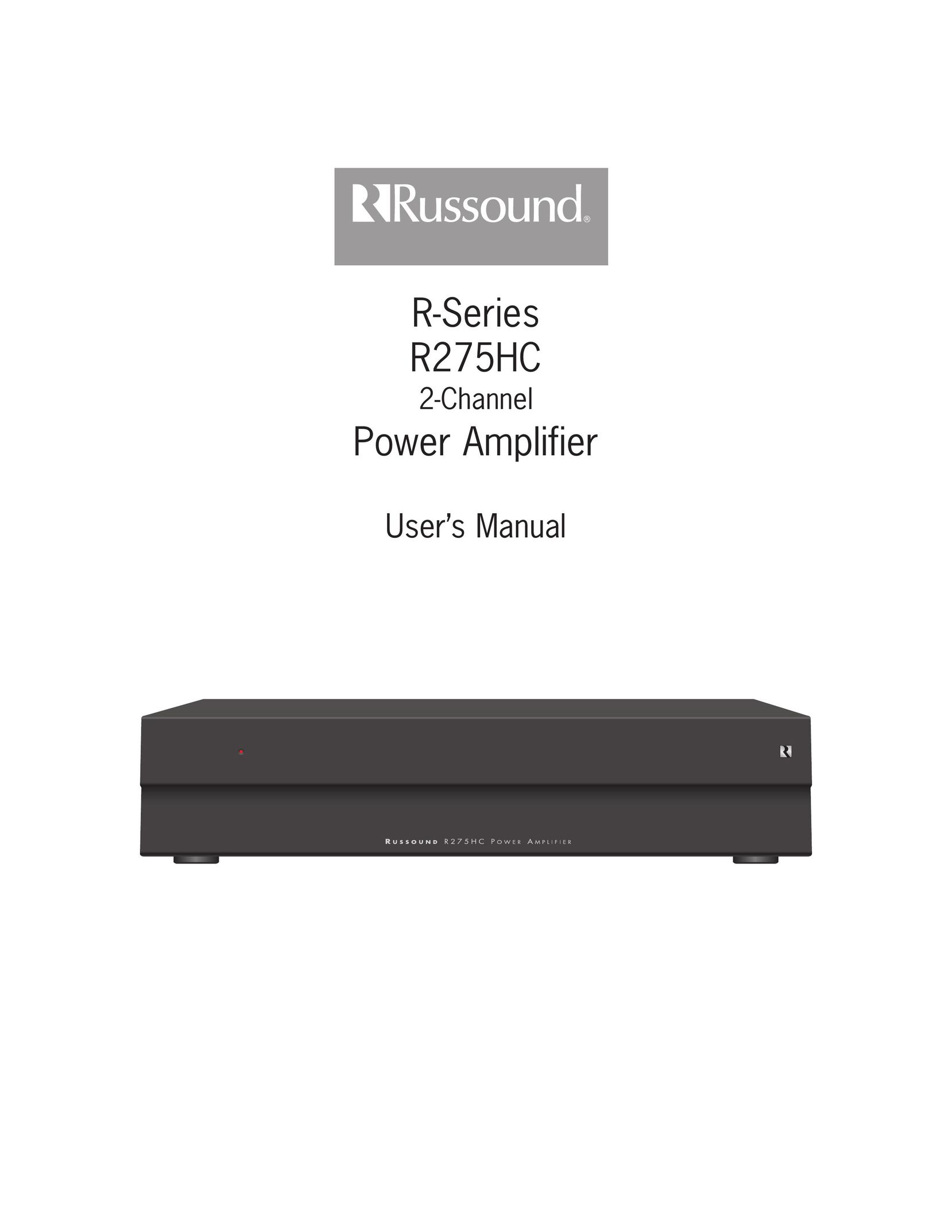 Russound R275HC Stereo Amplifier User Manual