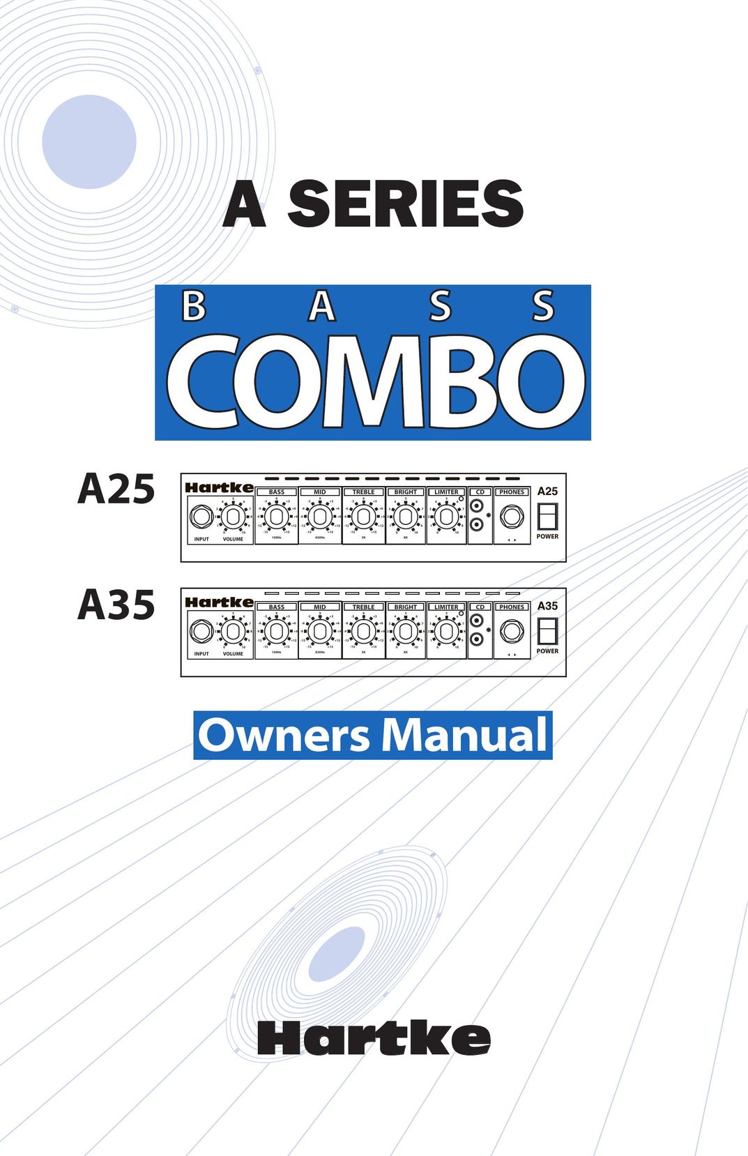 Samson A35 Stereo Amplifier User Manual