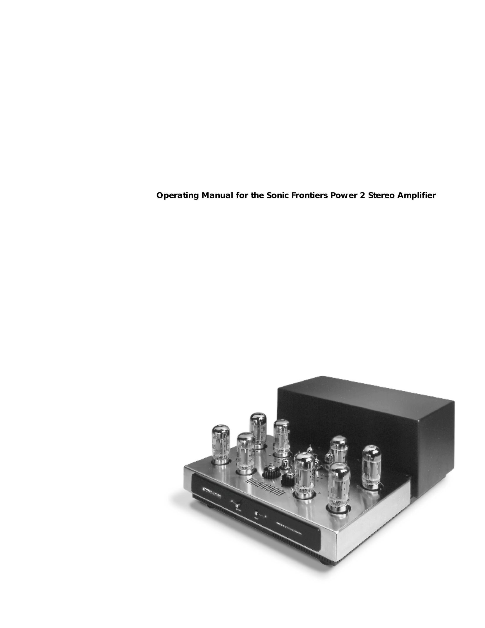 Sonic Impact Technologies Power 2 Stereo Amplifier User Manual