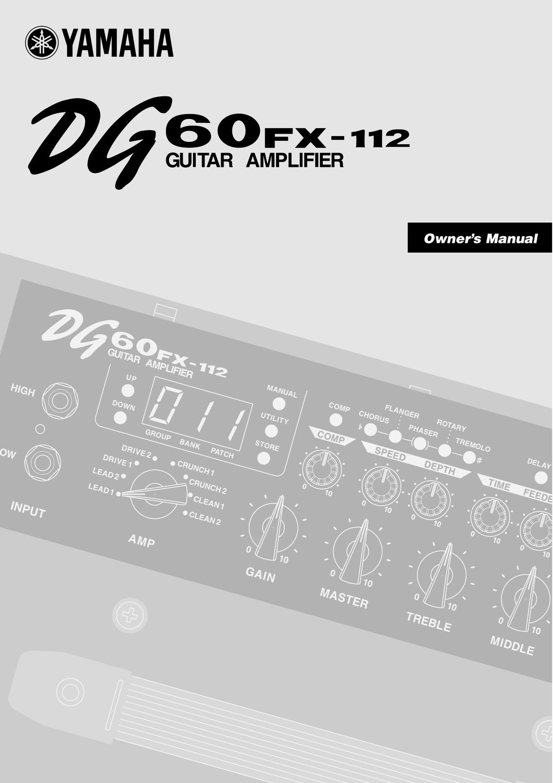 Yamaha DG60FX-112 Stereo Amplifier User Manual