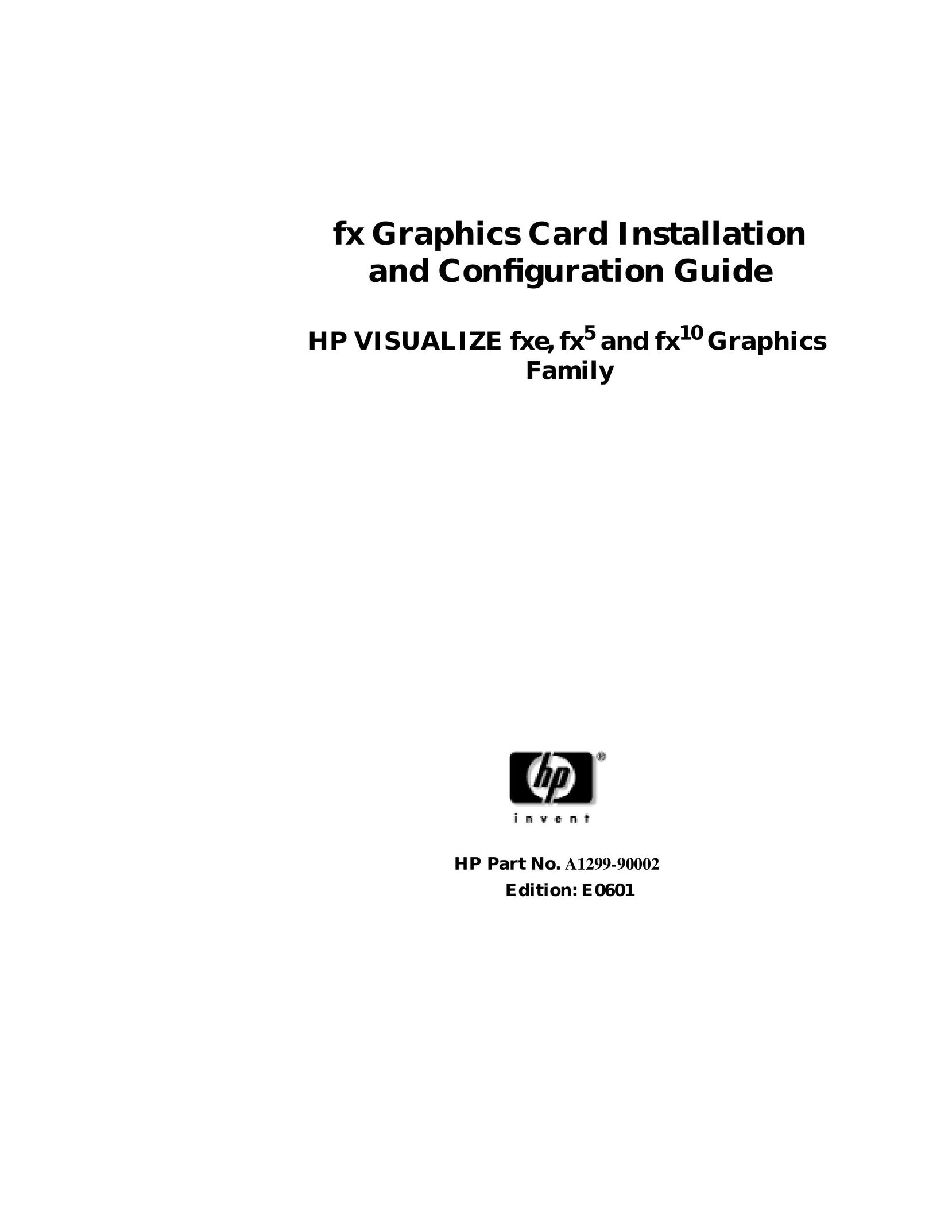 HP (Hewlett-Packard) E0601 Stereo Equalizer User Manual