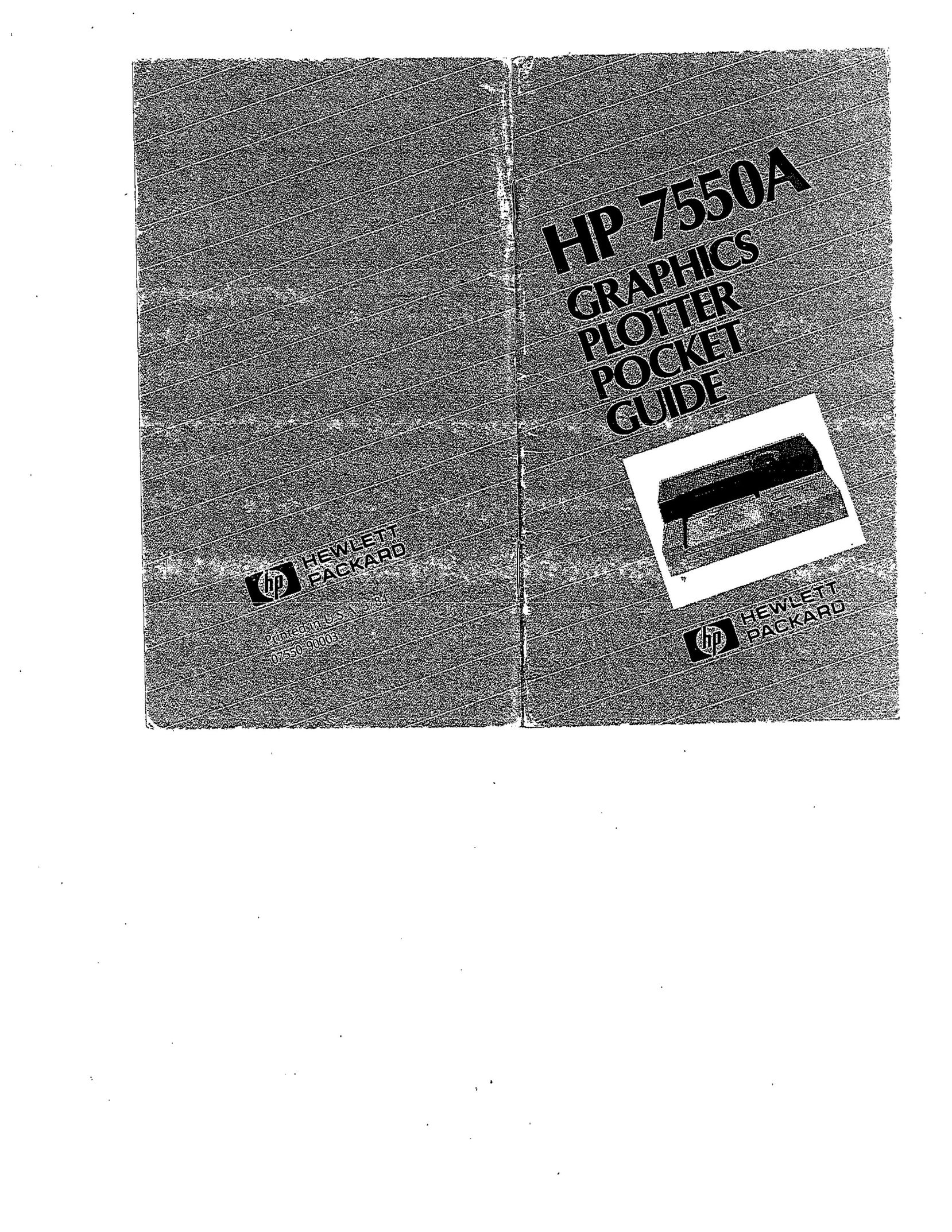 HP (Hewlett-Packard) HP-7550 A Stereo Equalizer User Manual