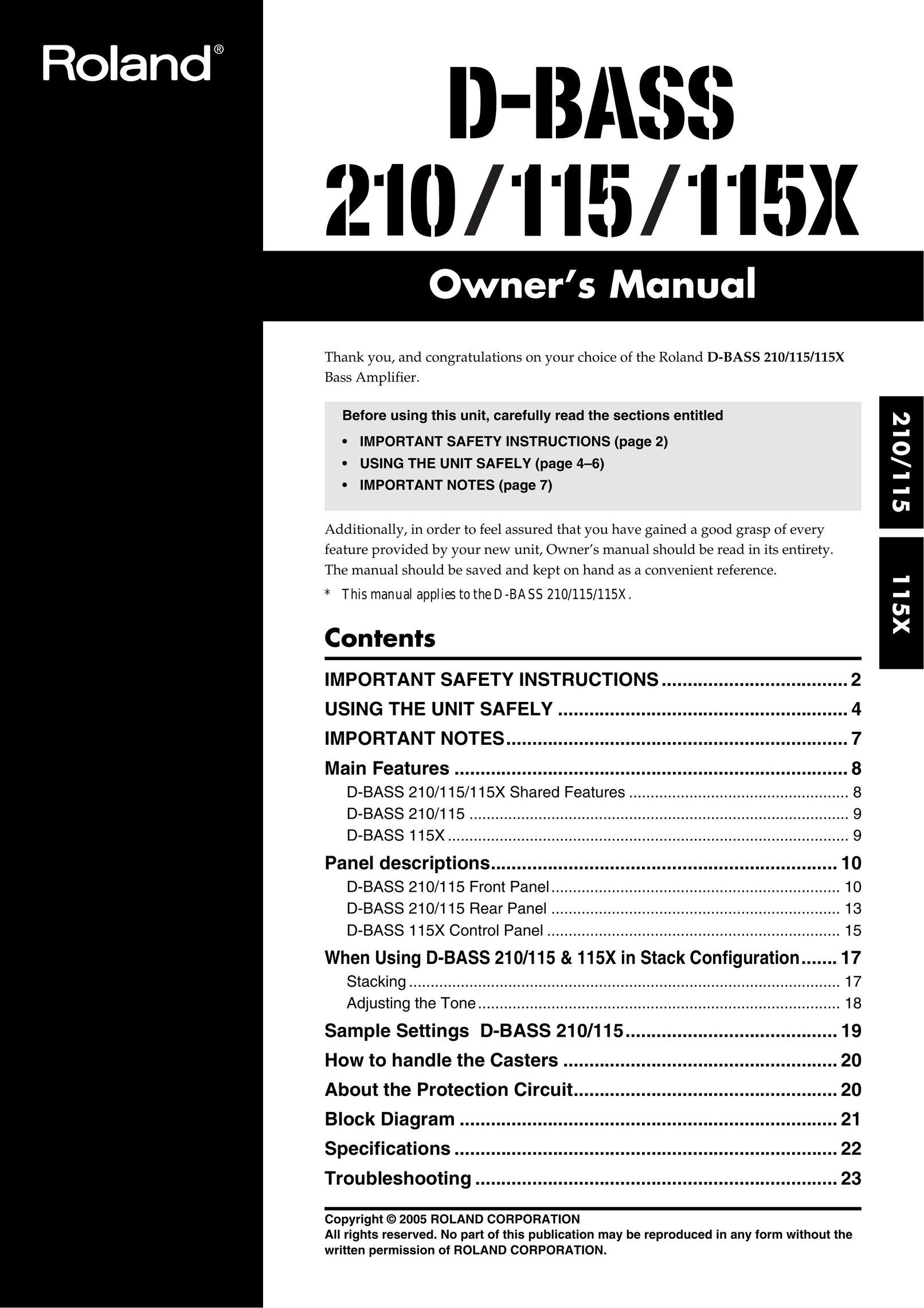 Petsafe 115X Stereo Equalizer User Manual