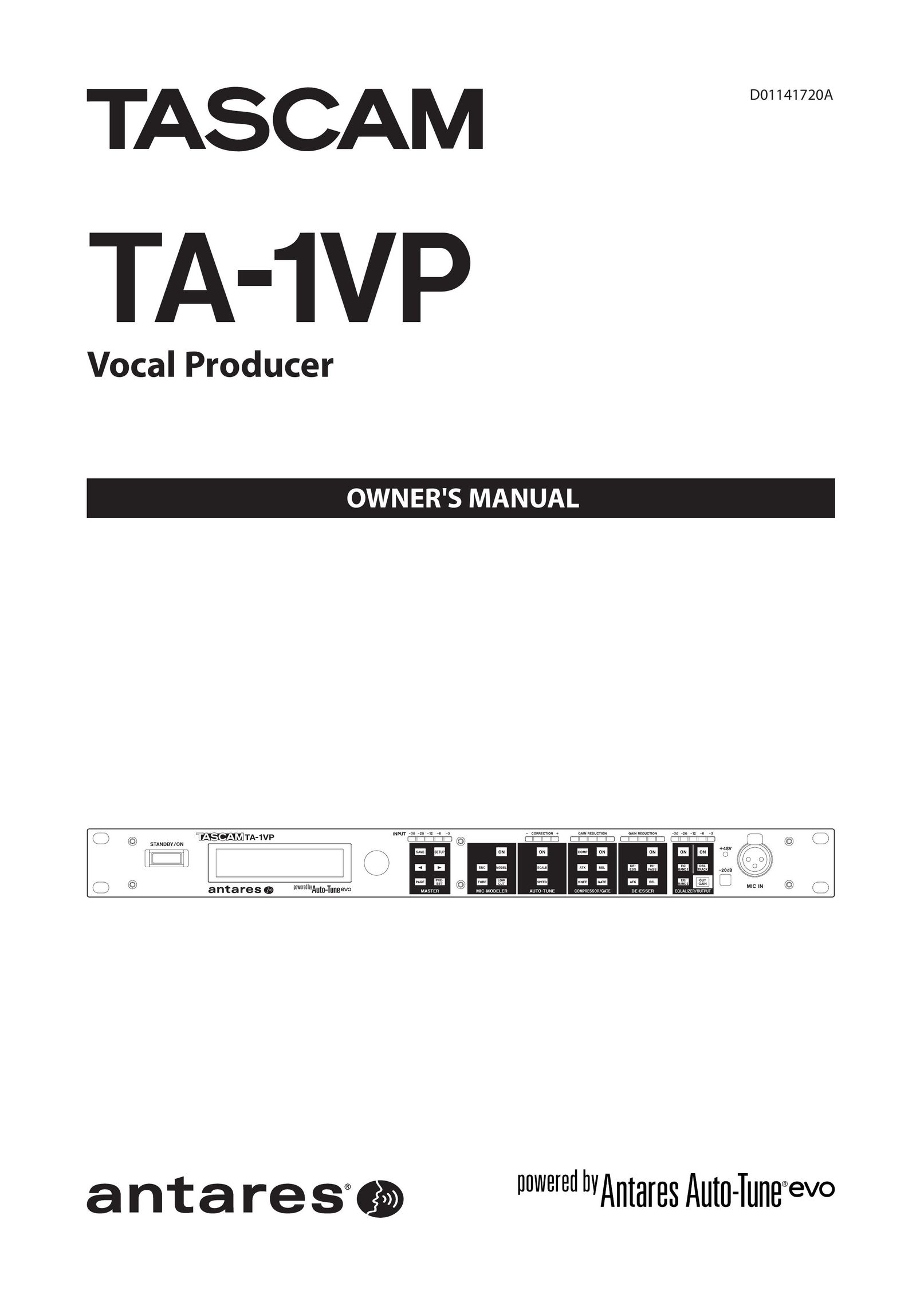 Antares TA-1VP Stereo Receiver User Manual