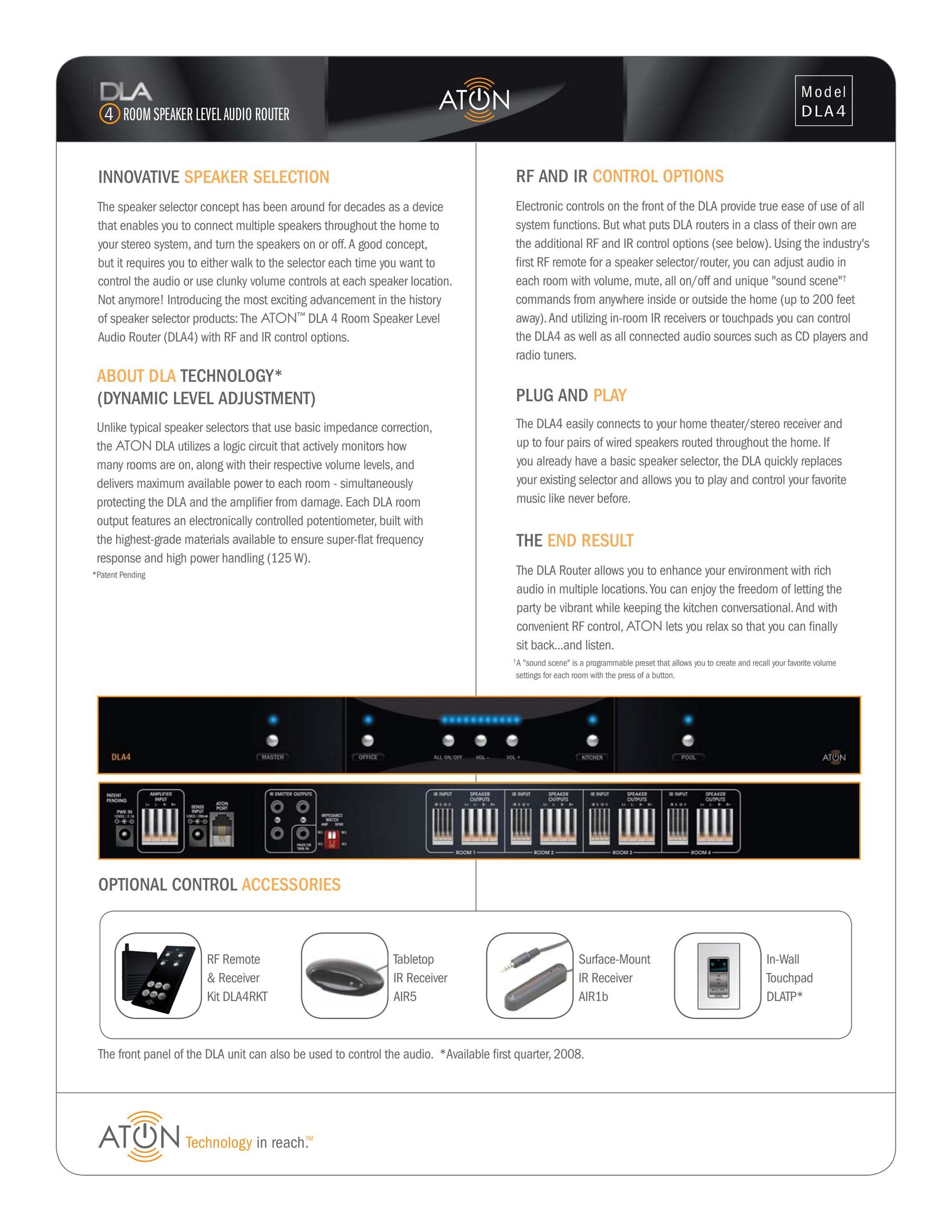 ATON DLA4 Stereo Receiver User Manual