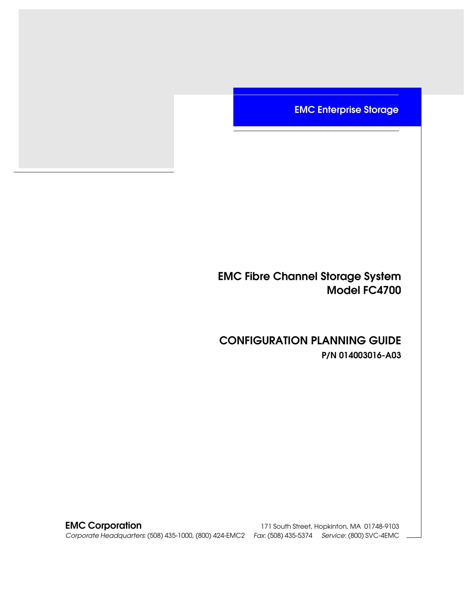 EMC FC4700 Stereo Receiver User Manual