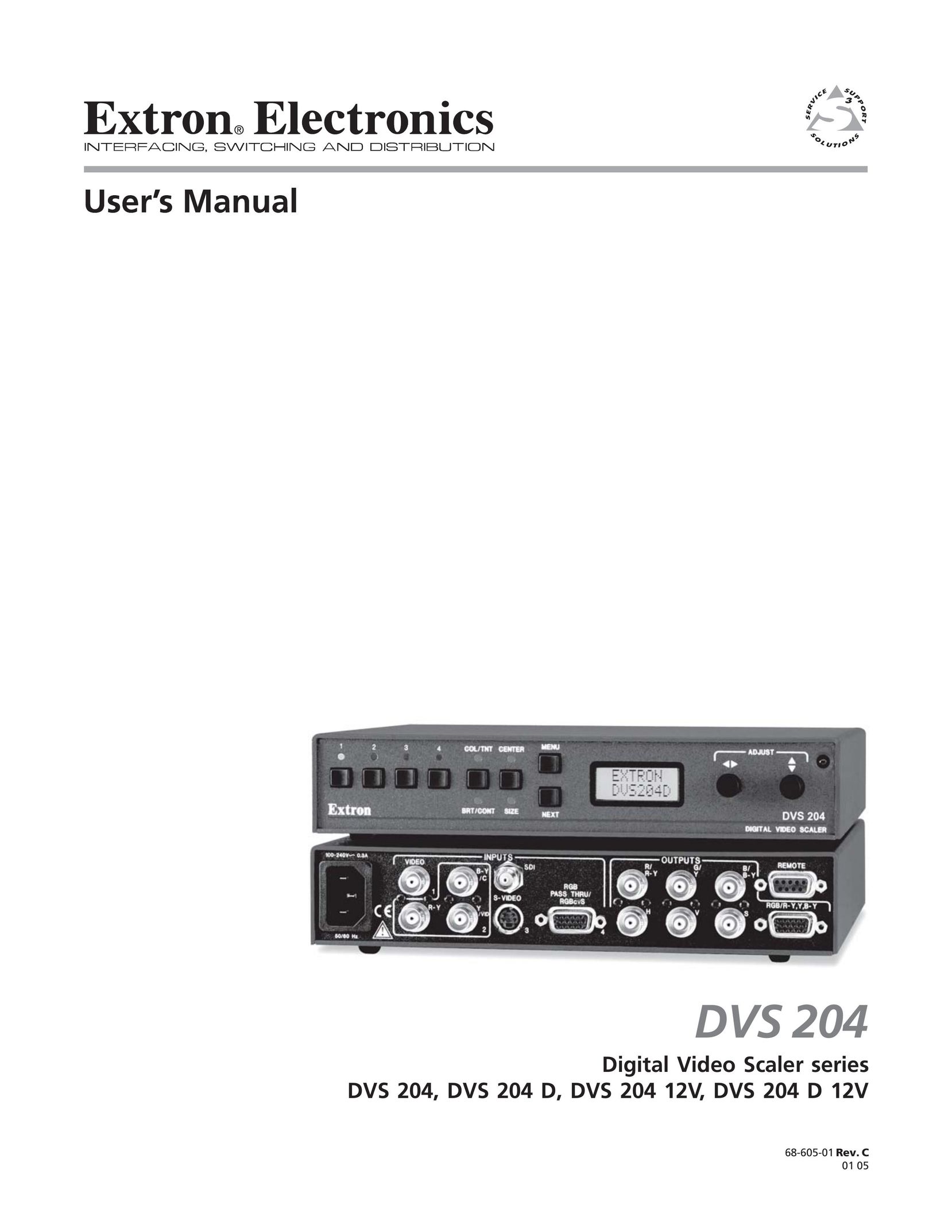 Extron electronic DVS 204 D Stereo Receiver User Manual