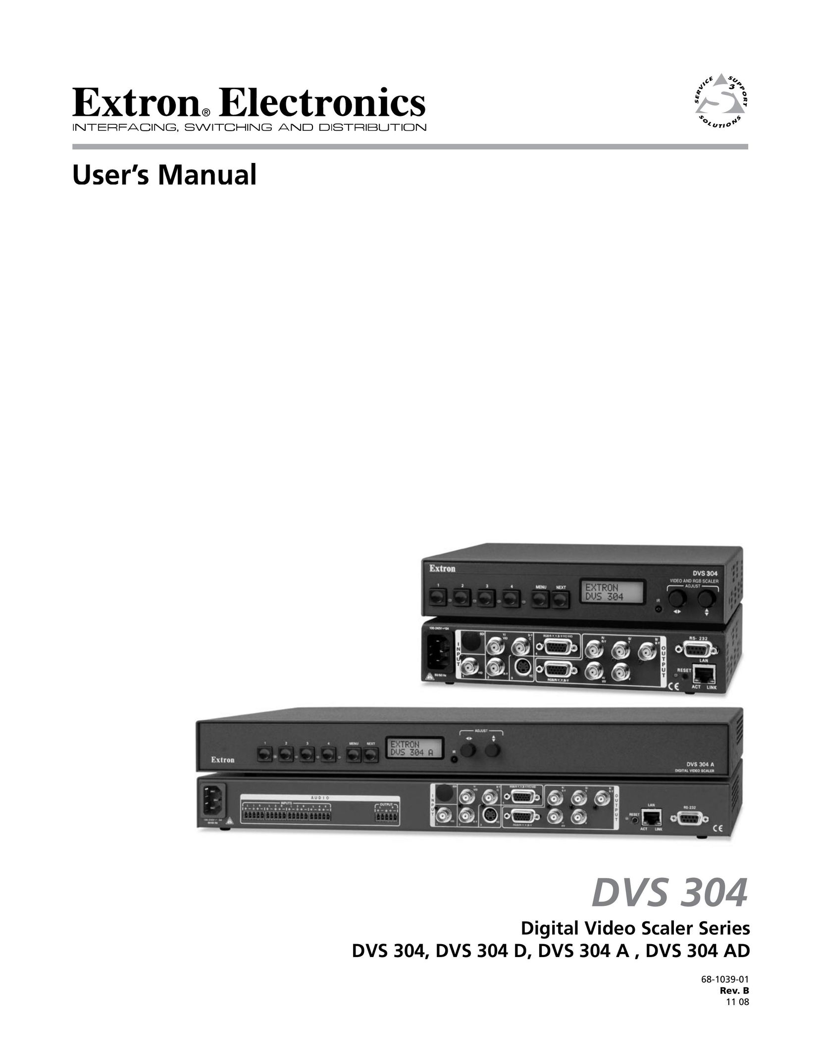 Extron electronic DVS 304 AD Stereo Receiver User Manual