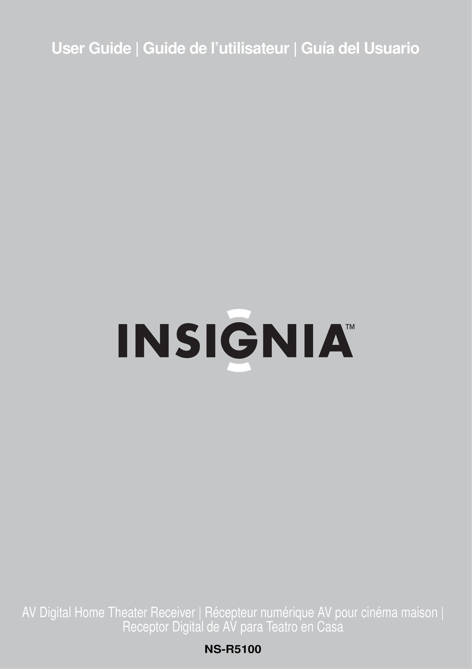 Insignia NS-R5100 Stereo Receiver User Manual