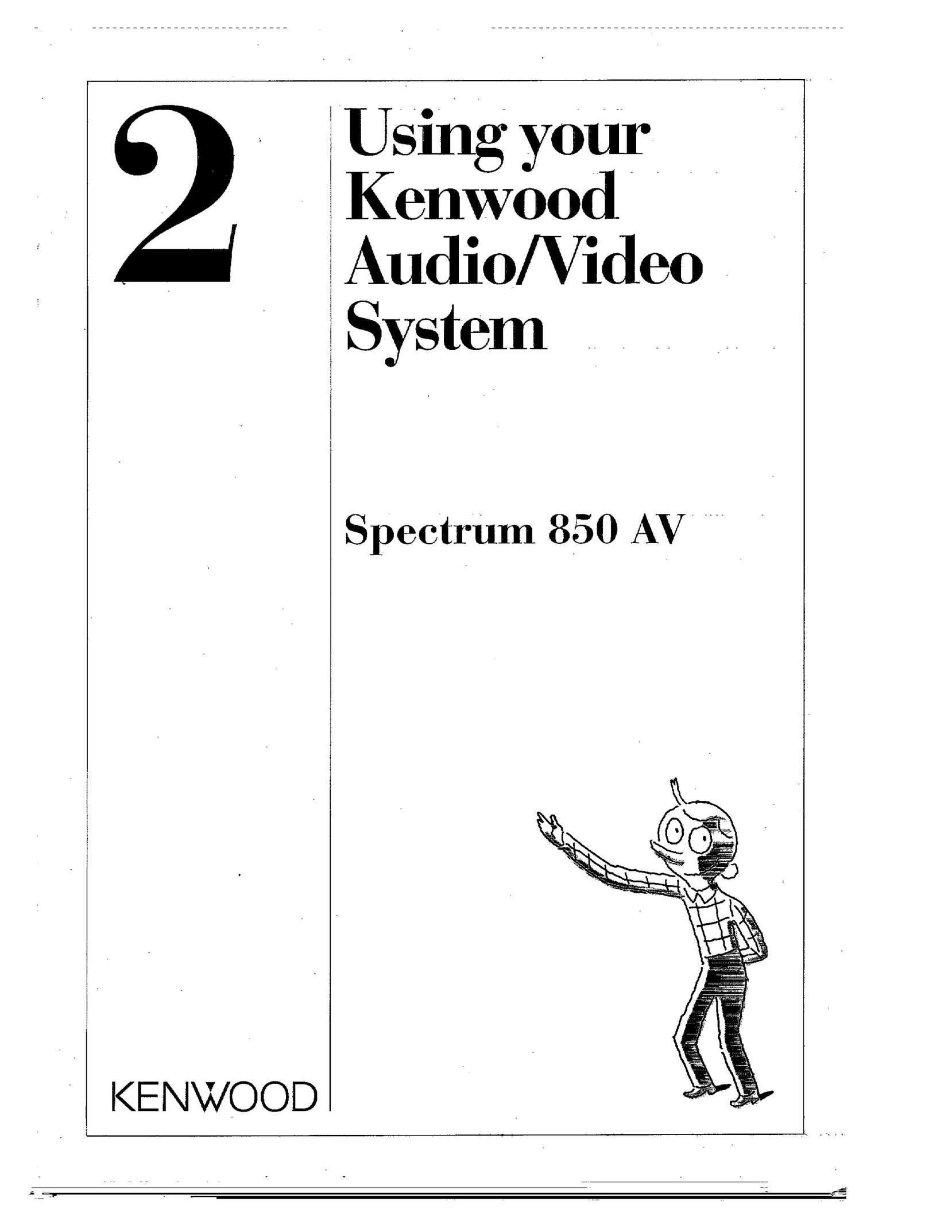 Kenwood 850 AV Stereo Receiver User Manual