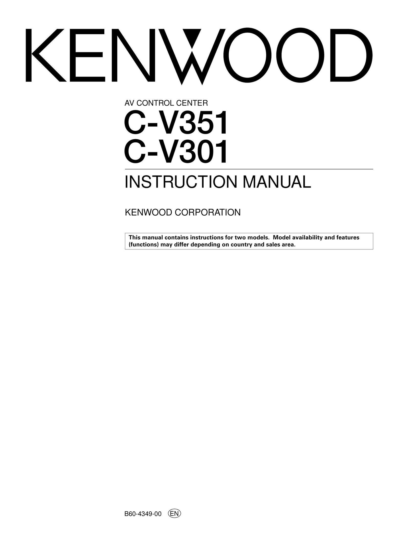 Kenwood C-V301 Stereo Receiver User Manual