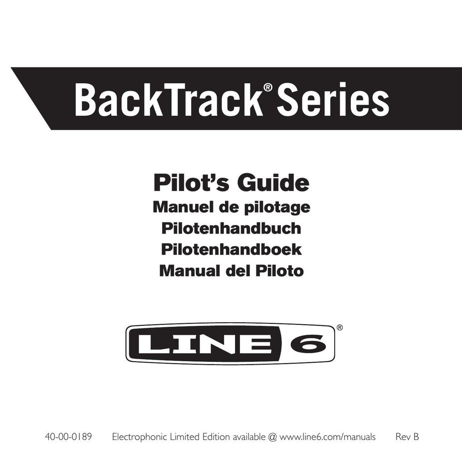 Line 6 BackTrack Series Stereo Receiver User Manual