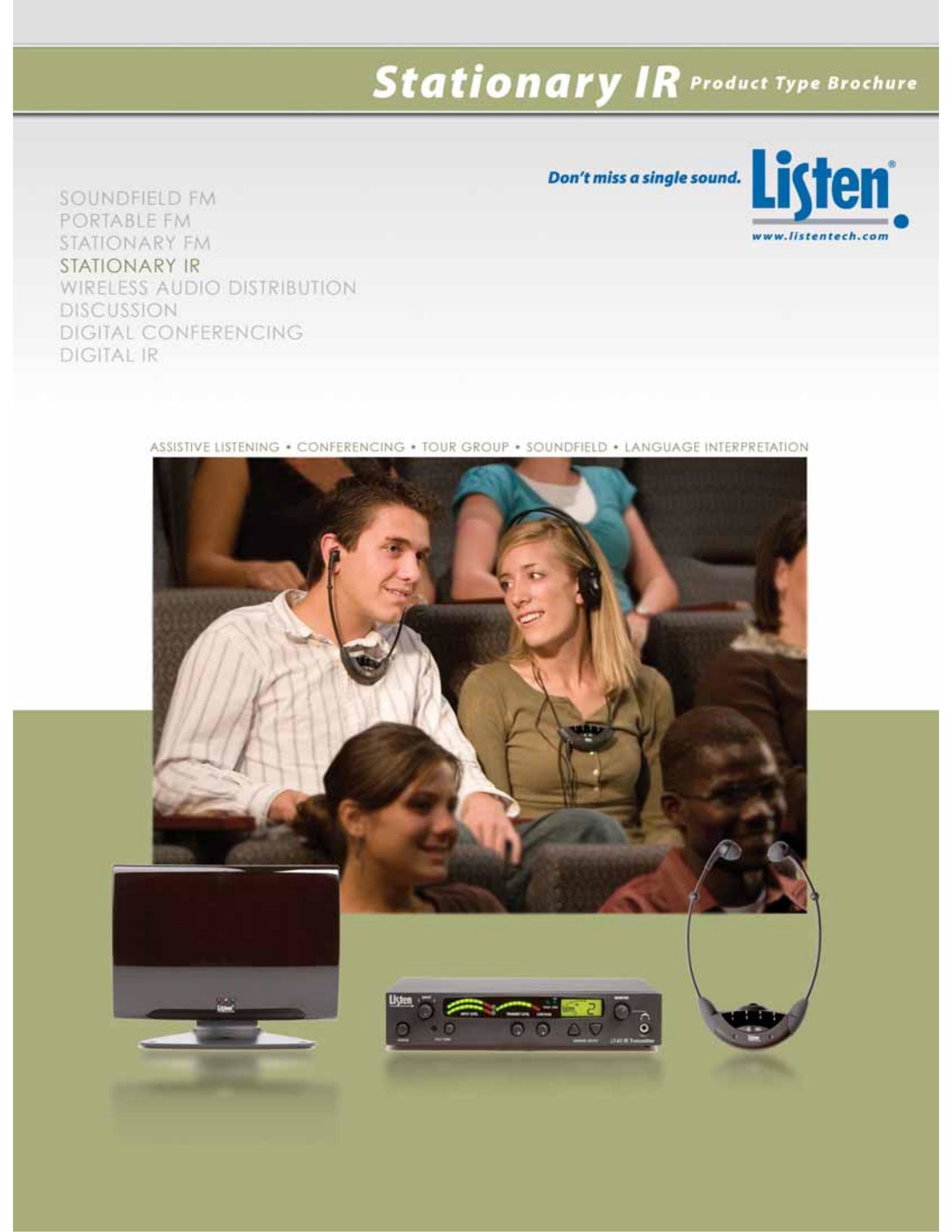 Listen Technologies LT-82 Stereo Receiver User Manual