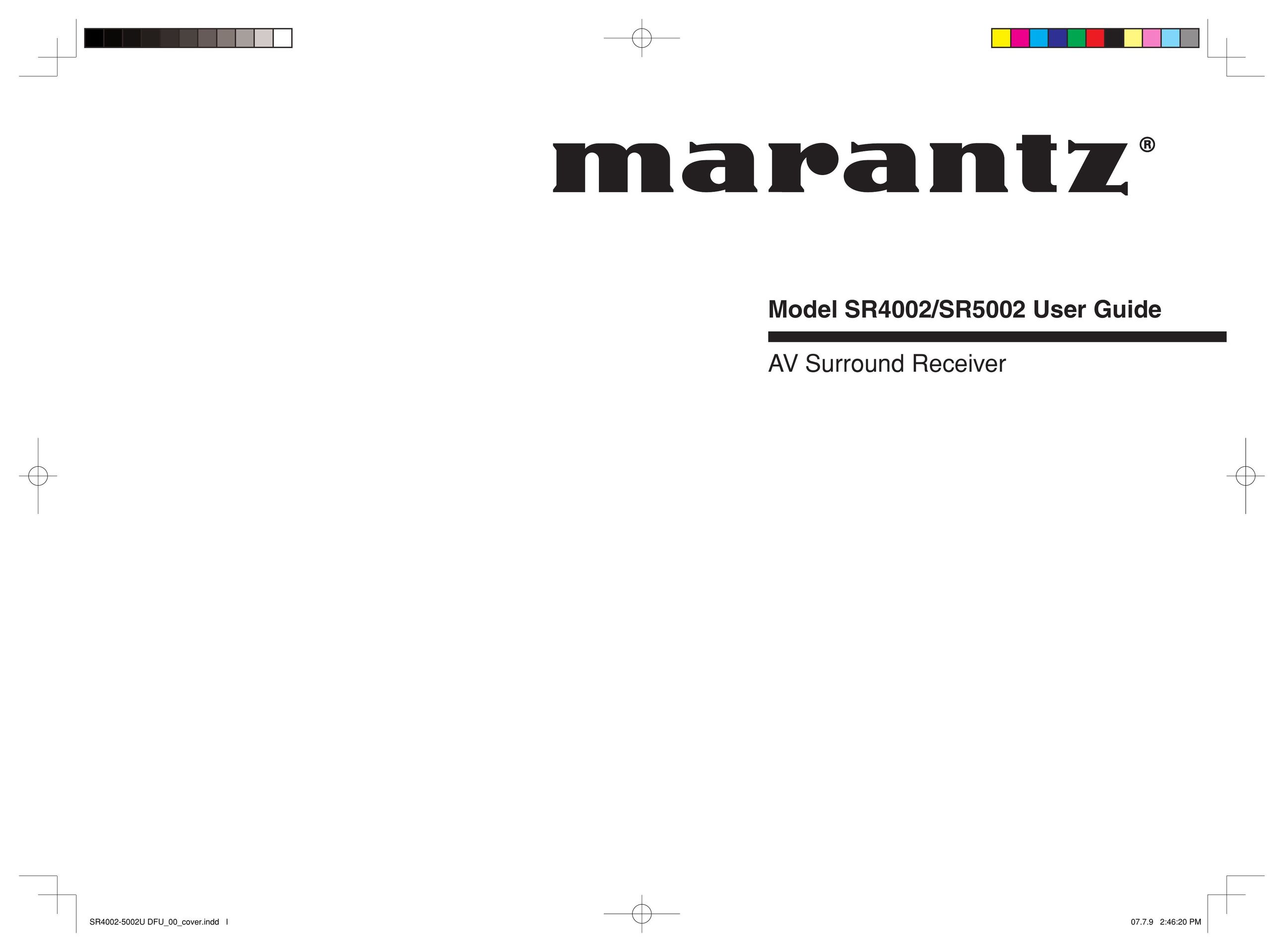 Marantz SR4002/SR5002 Stereo Receiver User Manual