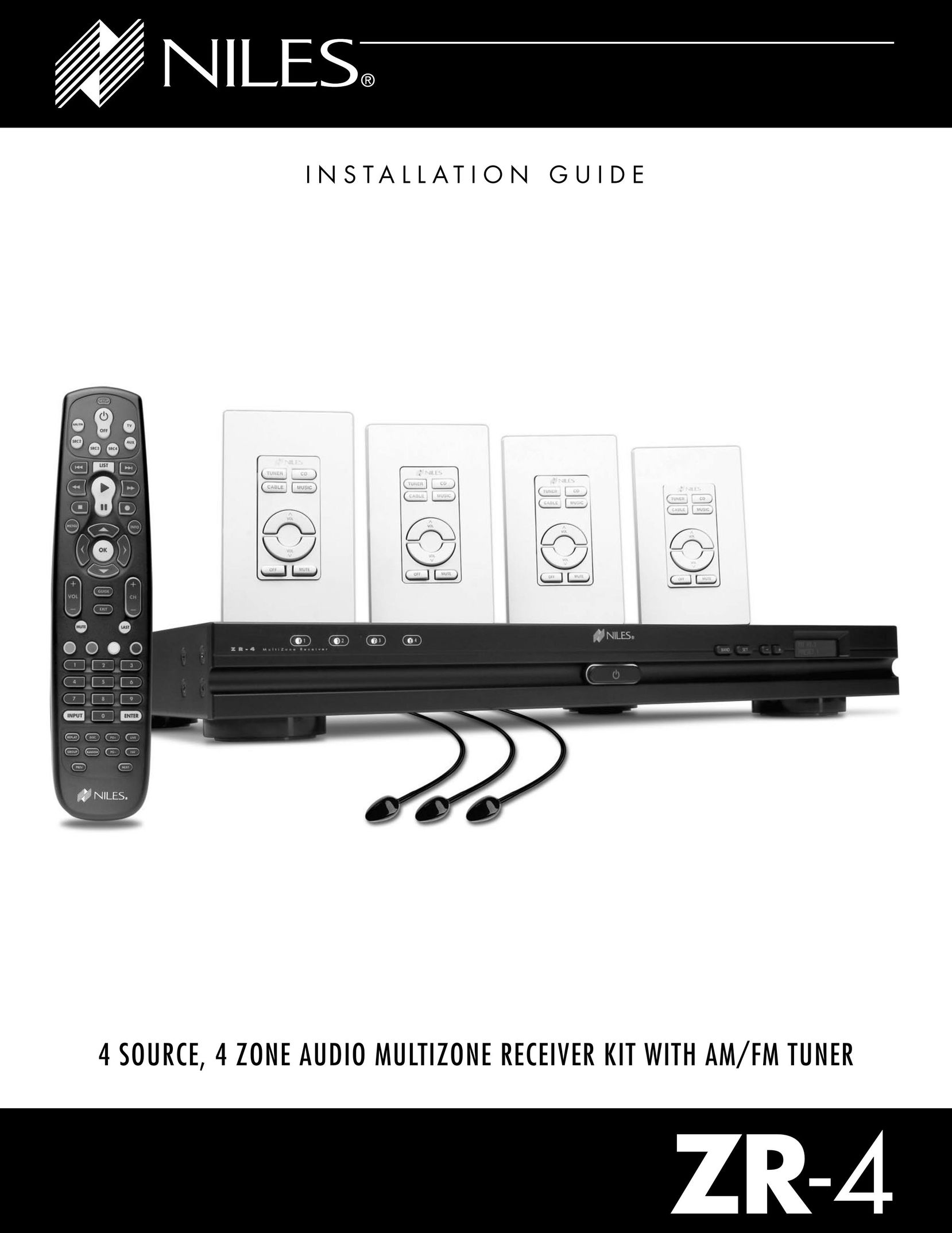 Niles Audio ZR-4 Stereo Receiver User Manual