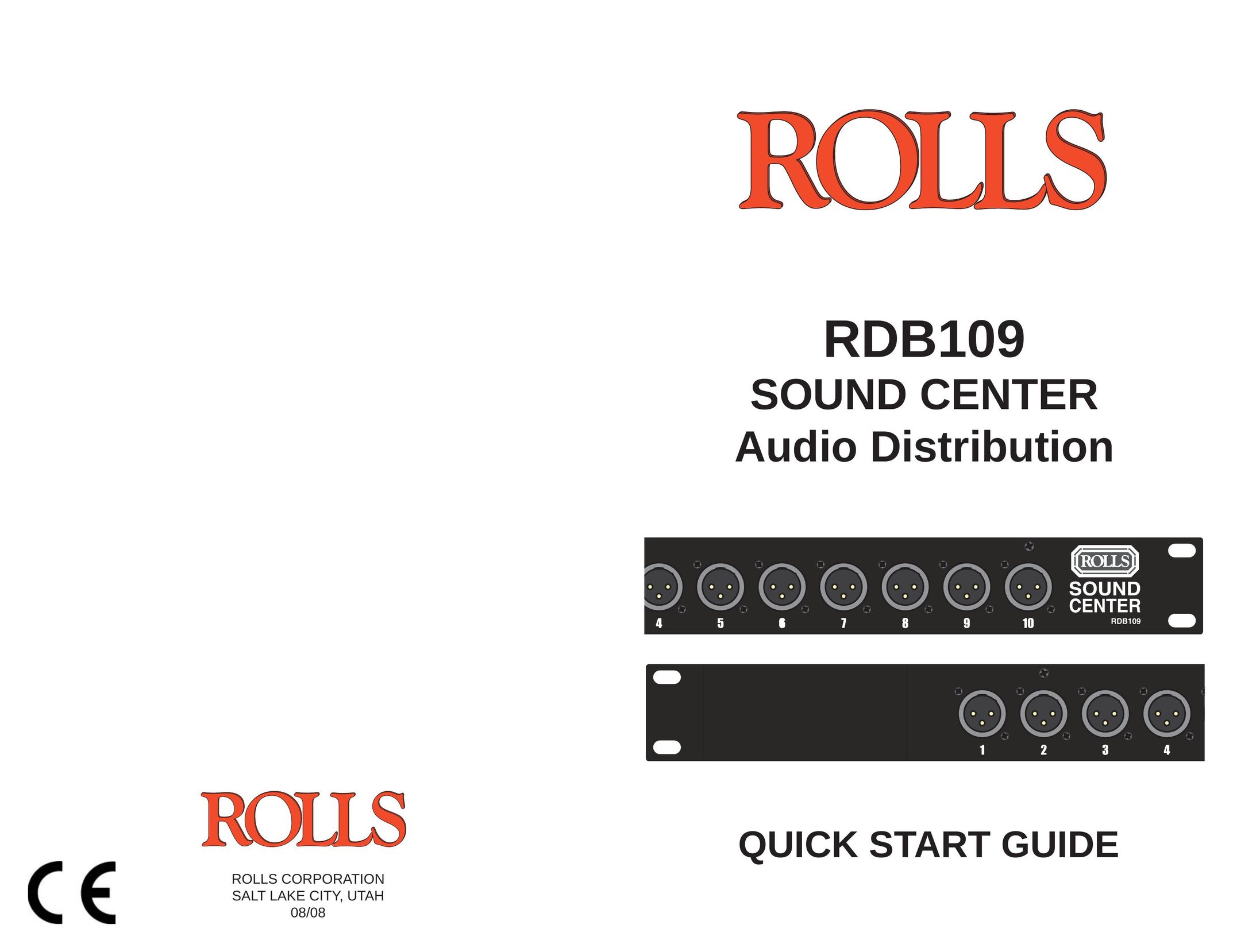 Rolls RDB109 Stereo Receiver User Manual