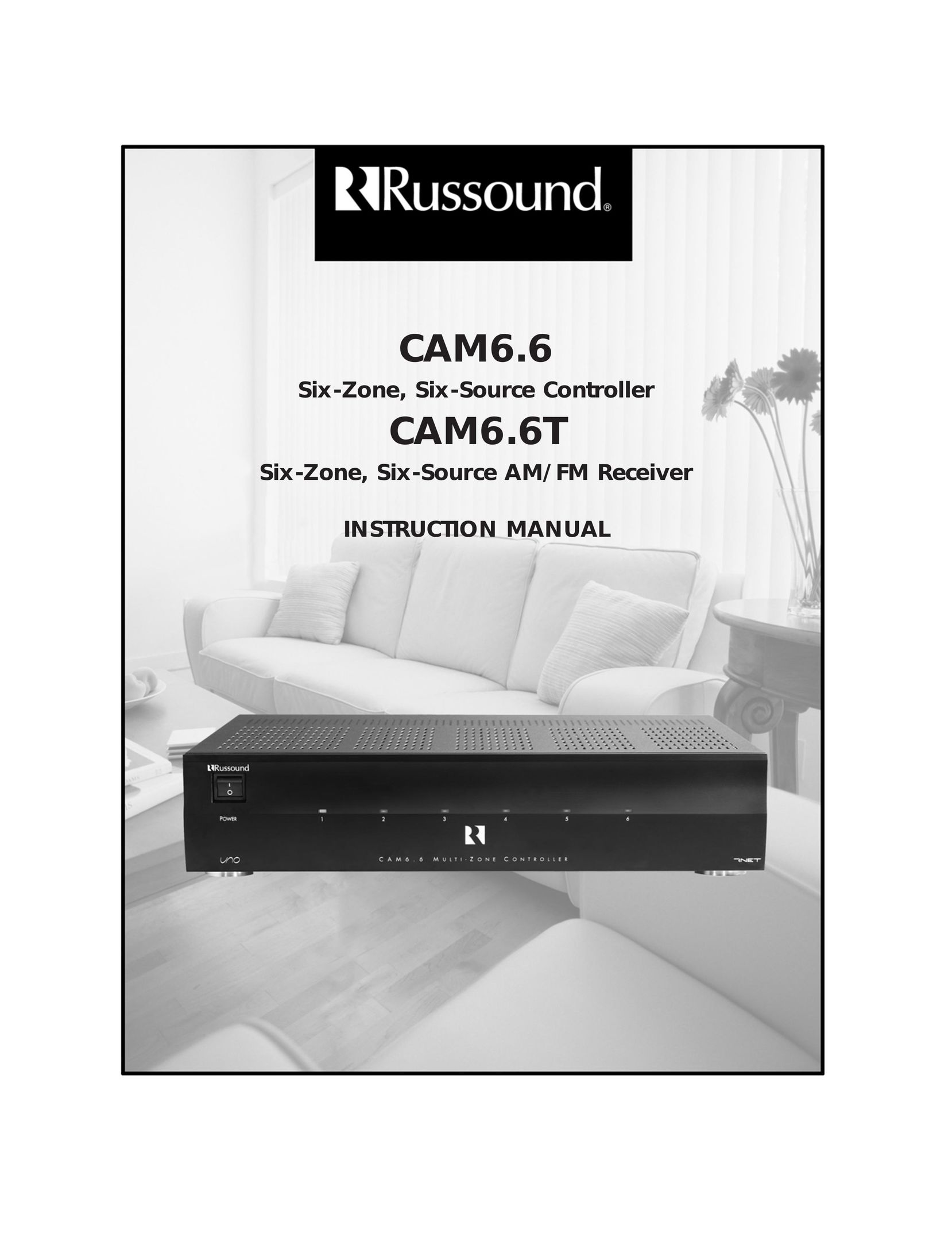 Russound CAM6.6T Stereo Receiver User Manual