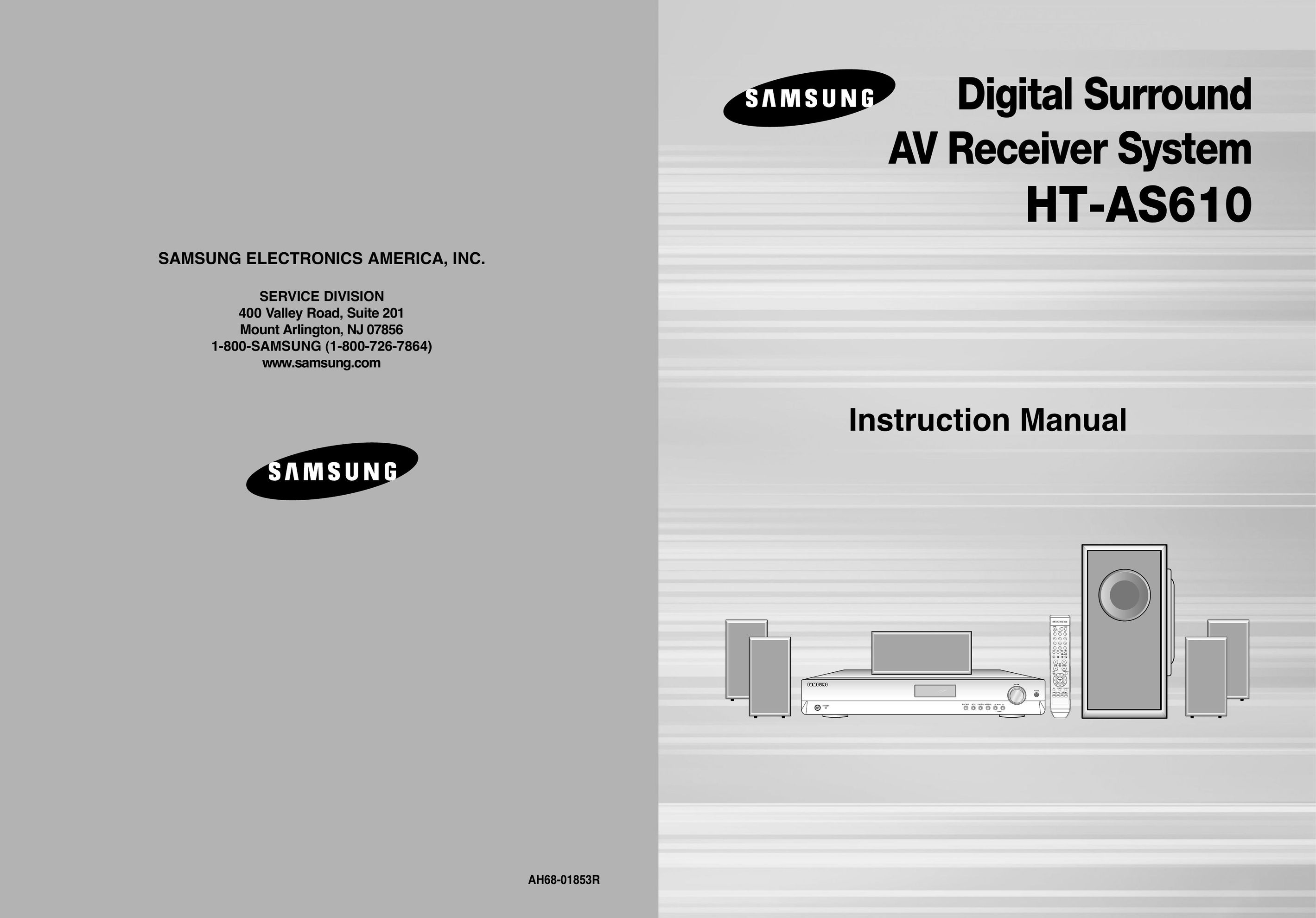 Samsung HT-AS610 Stereo Receiver User Manual