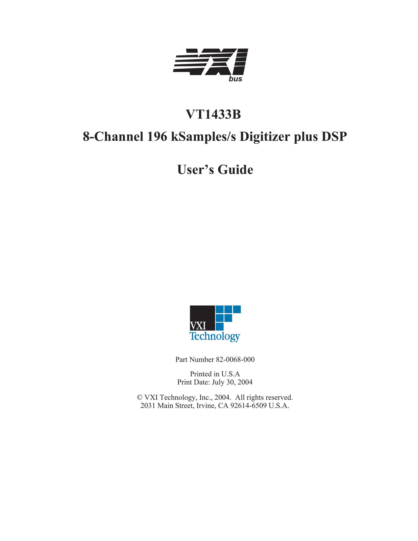 VXI VT1433B Stereo Receiver User Manual