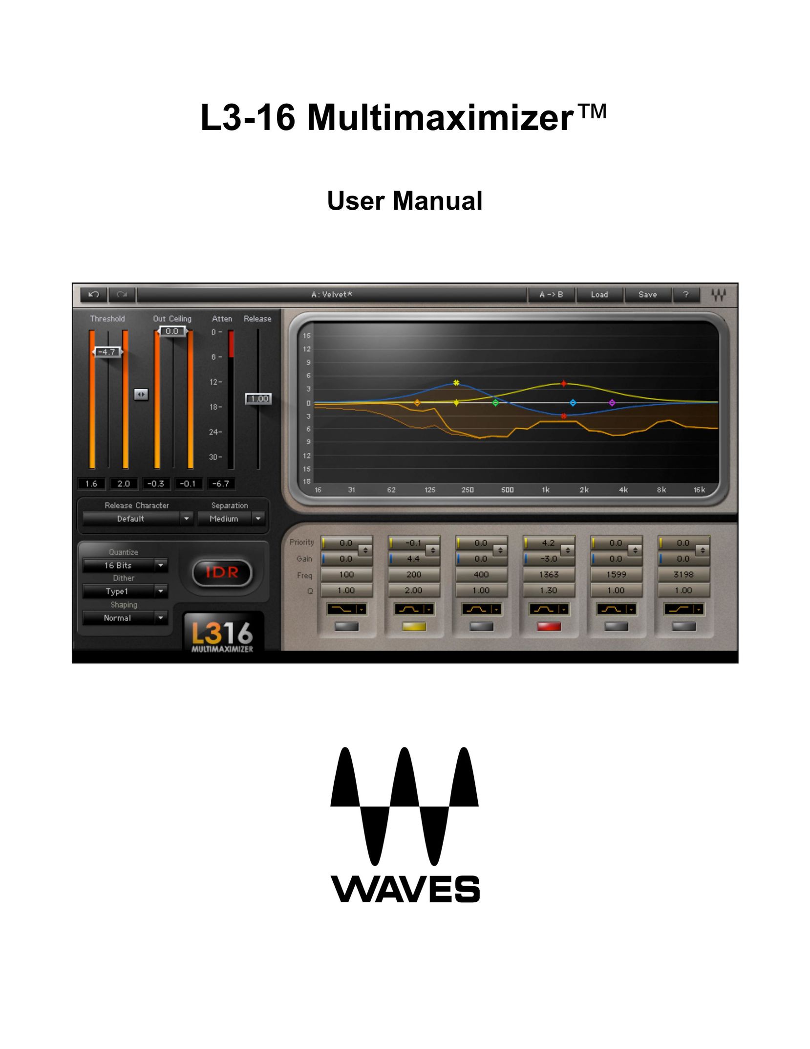 Waves L3-16 Stereo Receiver User Manual