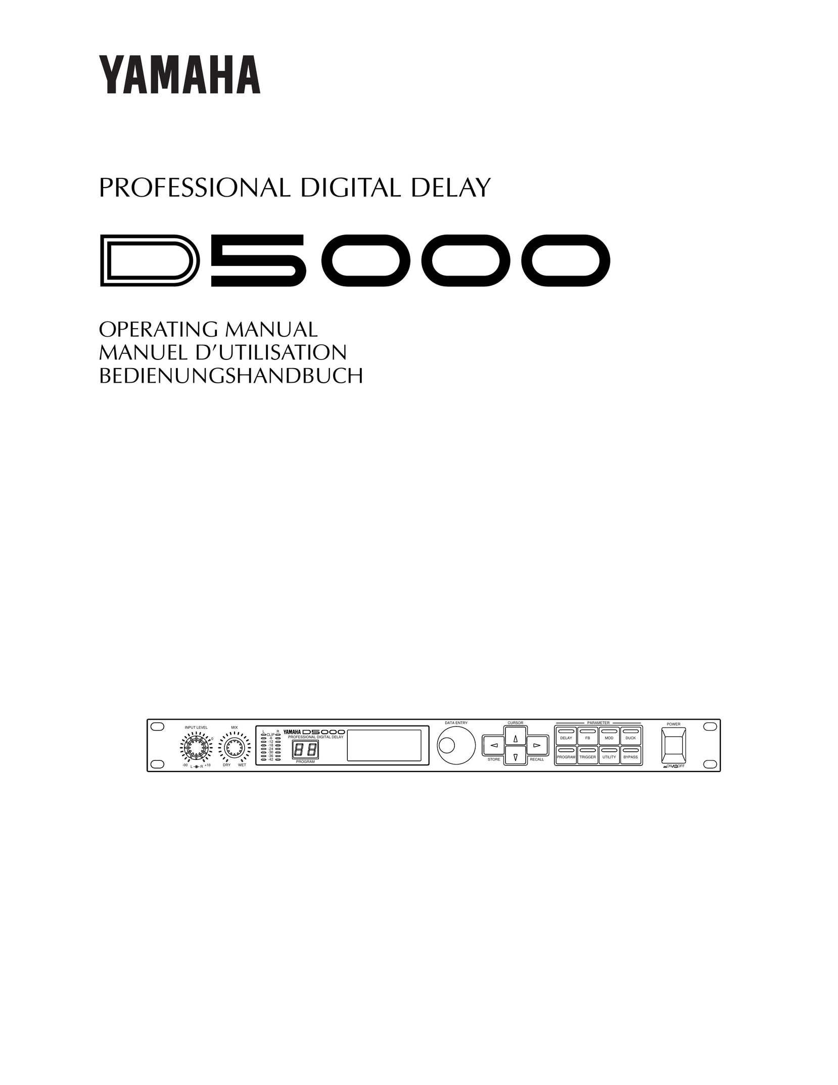 Yamaha D5000 Stereo Receiver User Manual