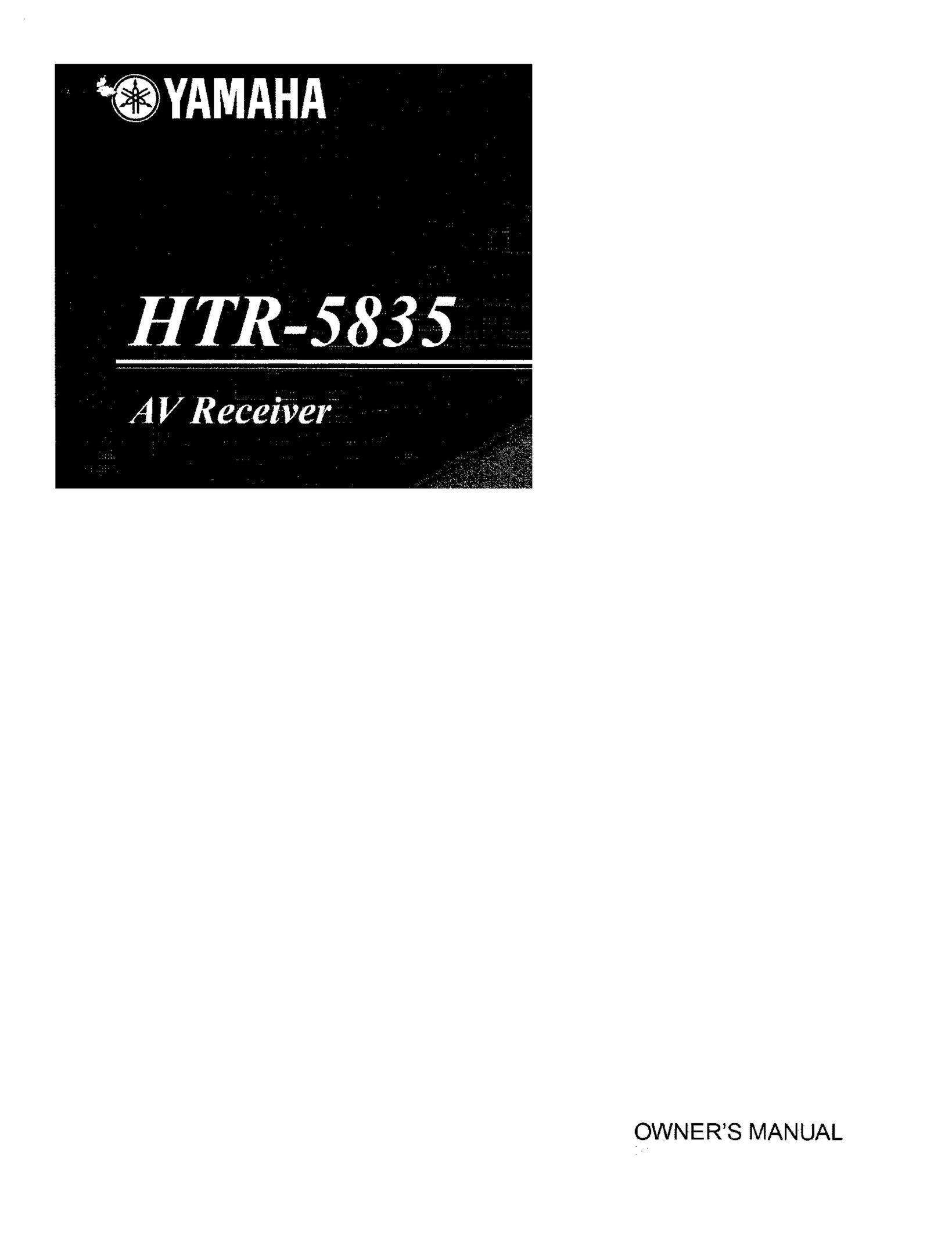 Yamaha HTR-5835 Stereo Receiver User Manual