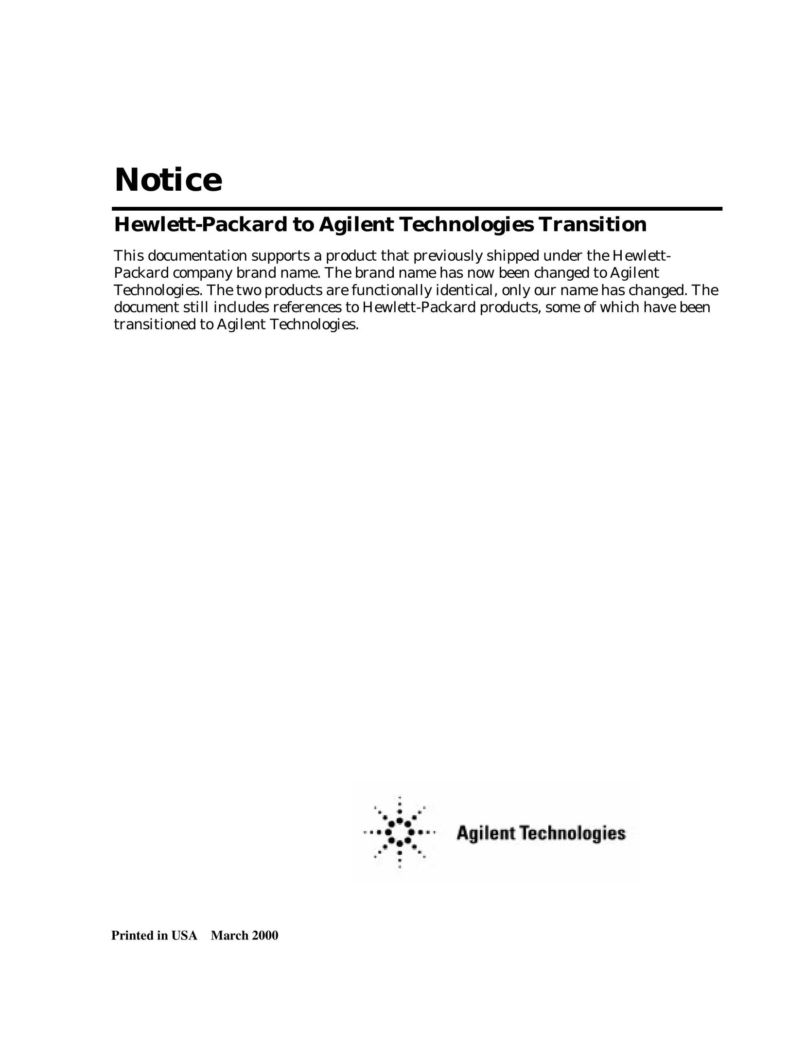 Agilent Technologies 8645A Stereo System User Manual