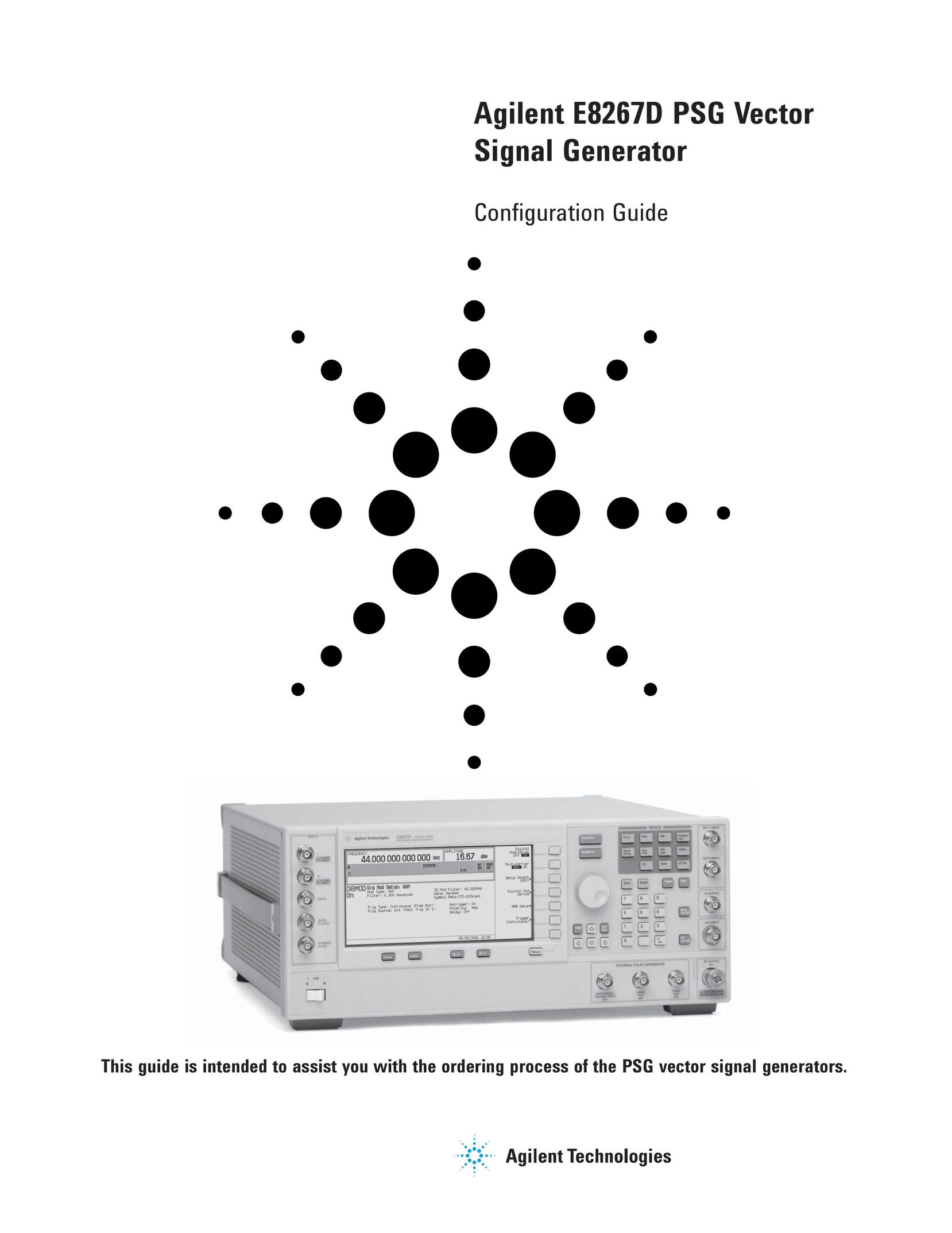 Agilent Technologies E8267D Stereo System User Manual