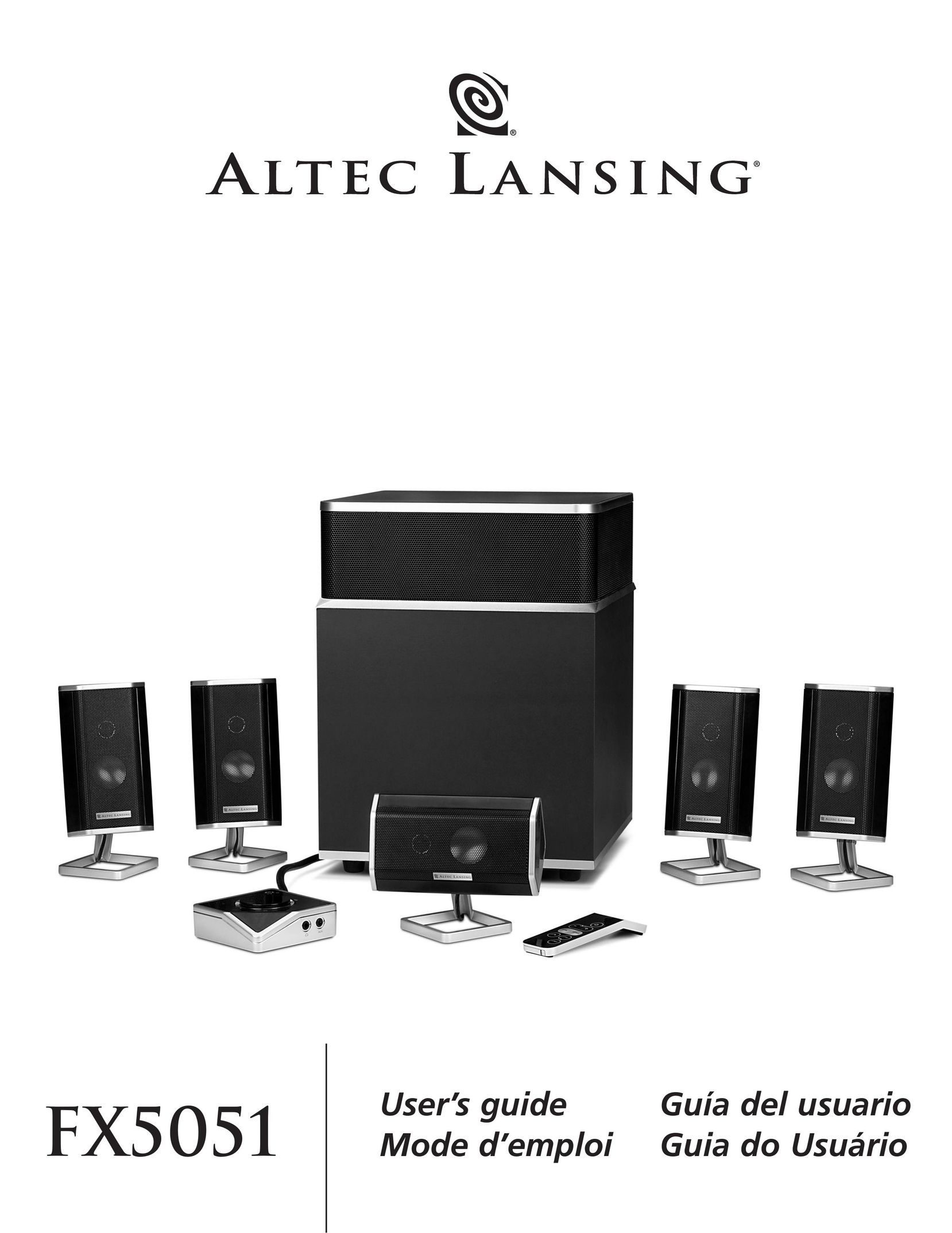 Altec Lansing FX5051 Stereo System User Manual
