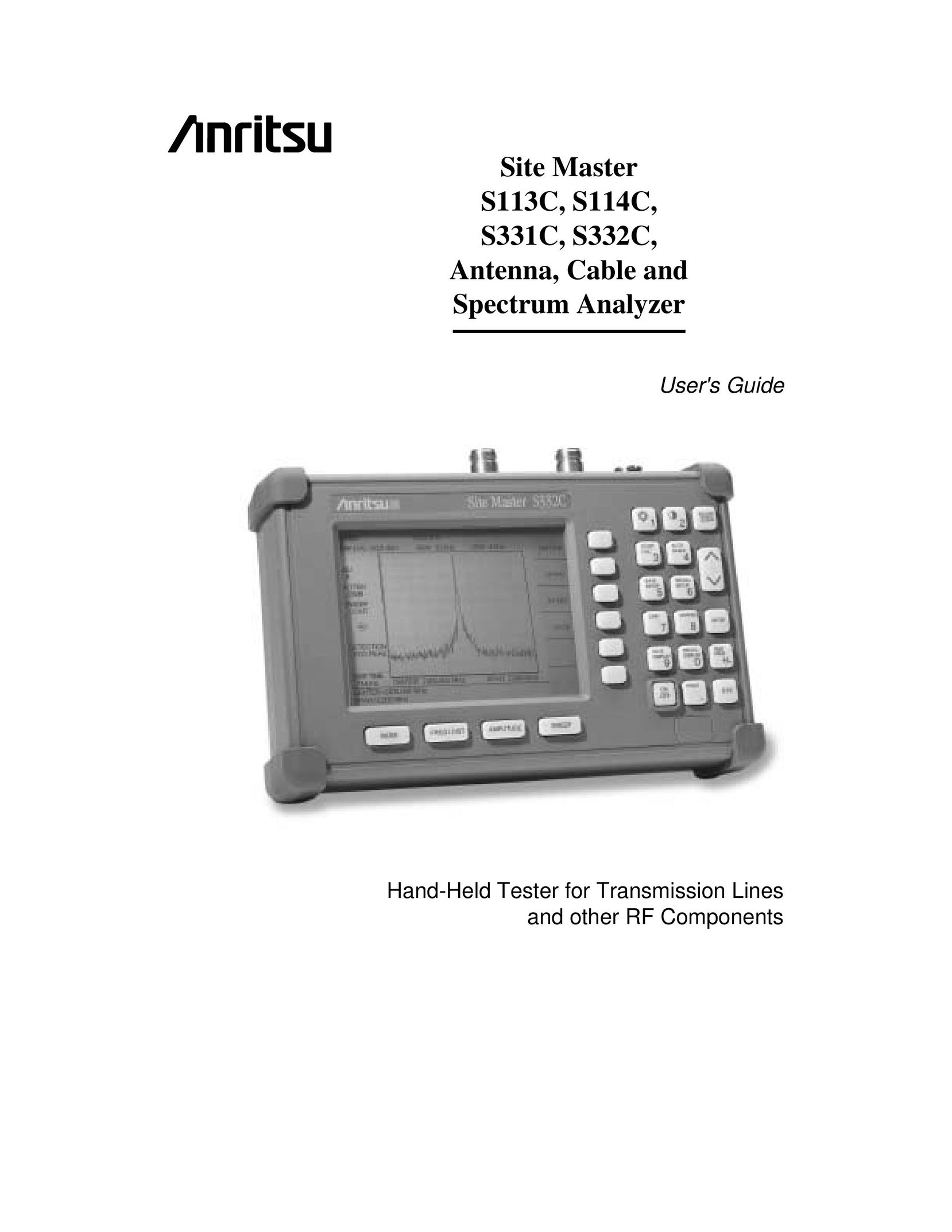 Anritsu S113C Stereo System User Manual